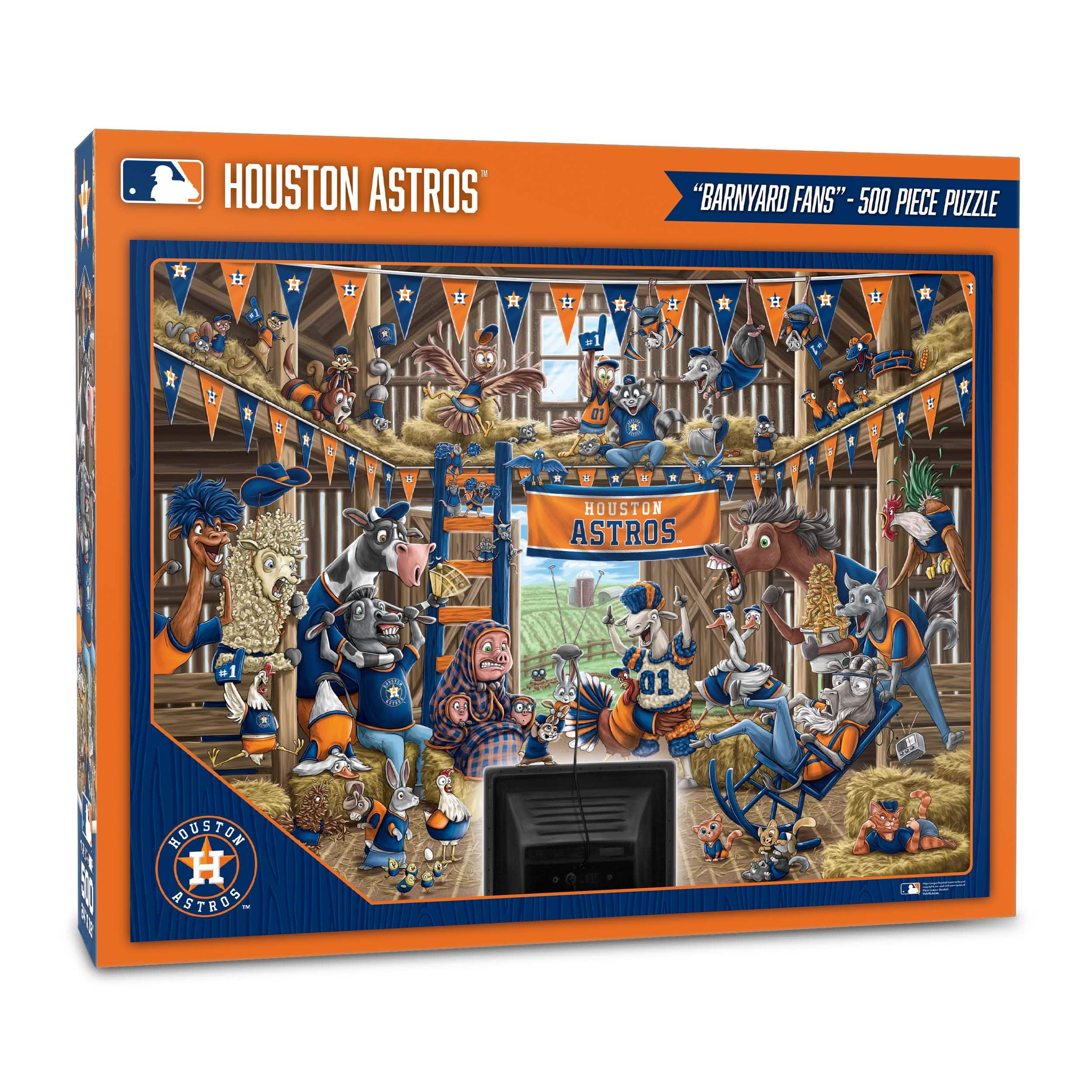 MLB Barnyard Fans 500 Piece Puzzle