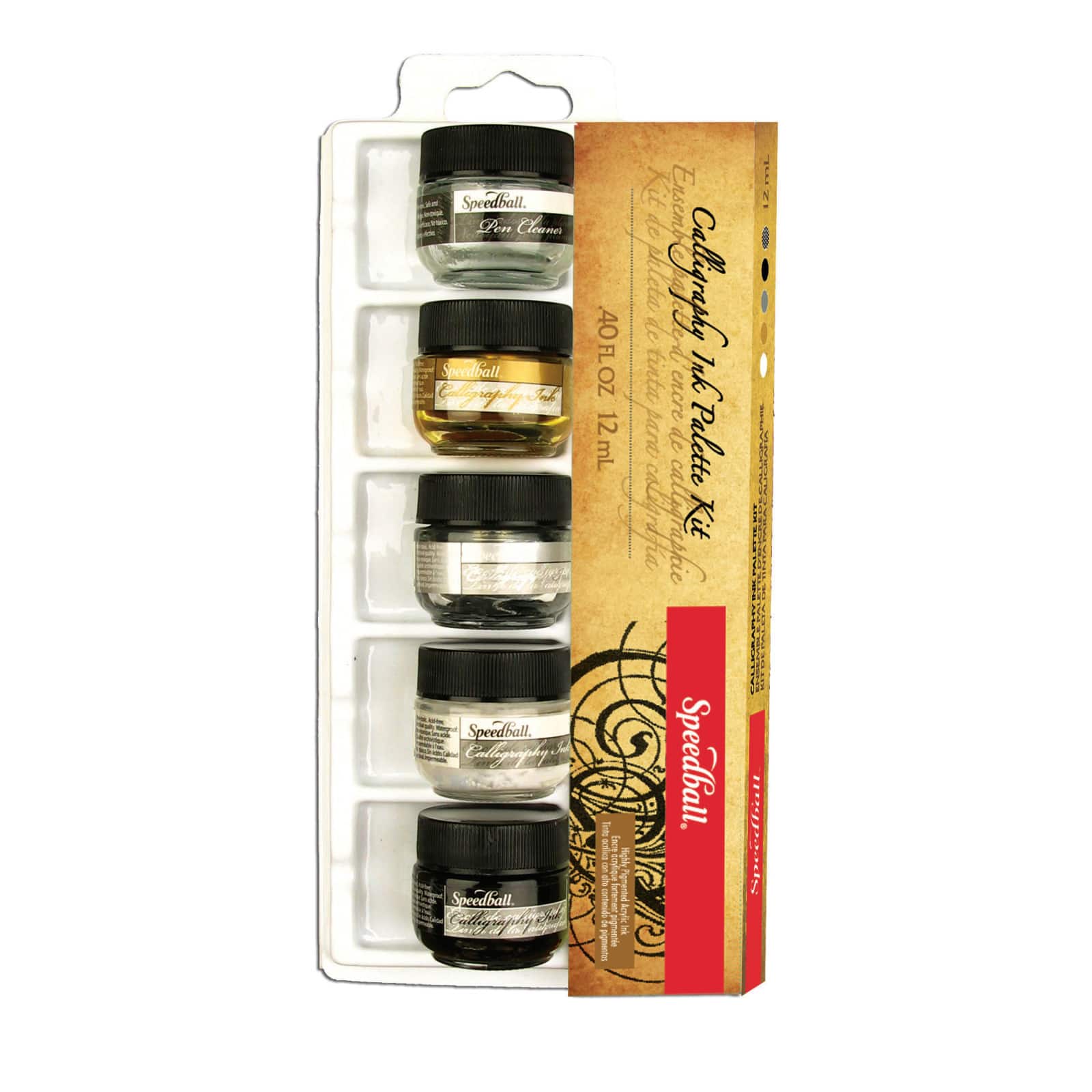 Speedball® Pigmented Acrylic Ink Palette Set