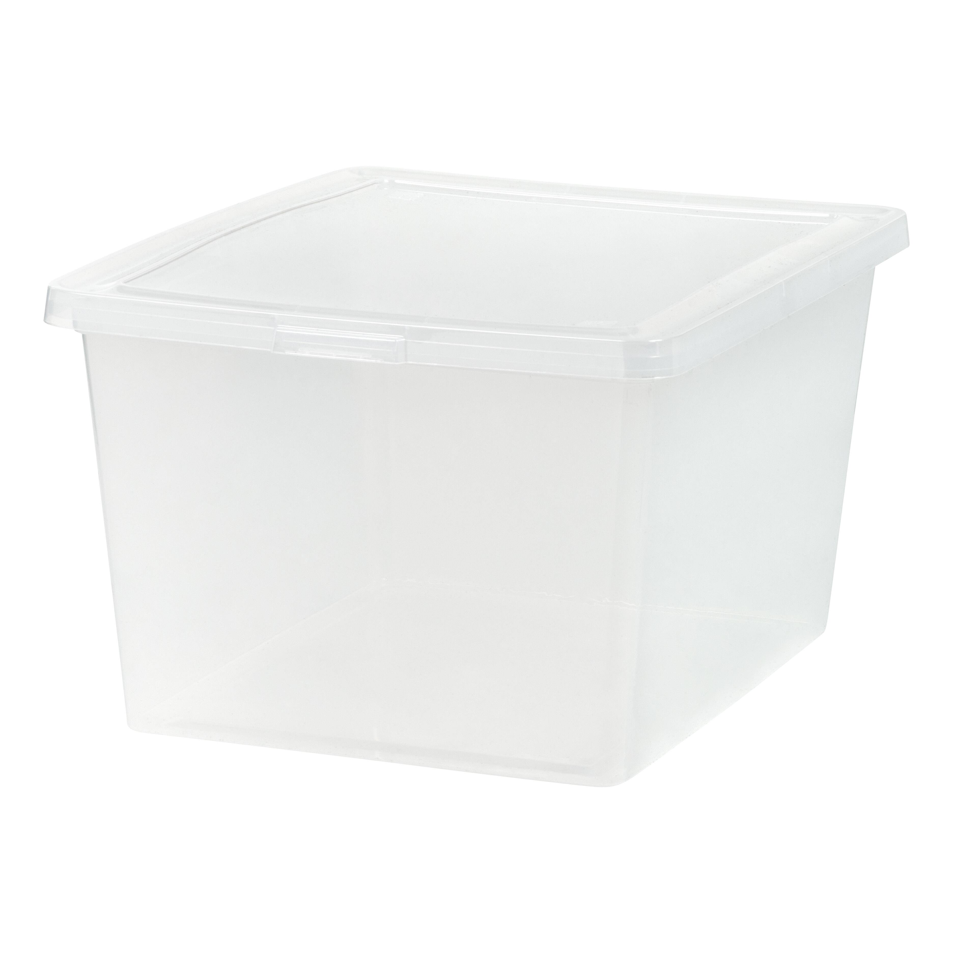 IRIS® 24.5qt. Snap Top Plastic Storage Boxes, 6ct.
