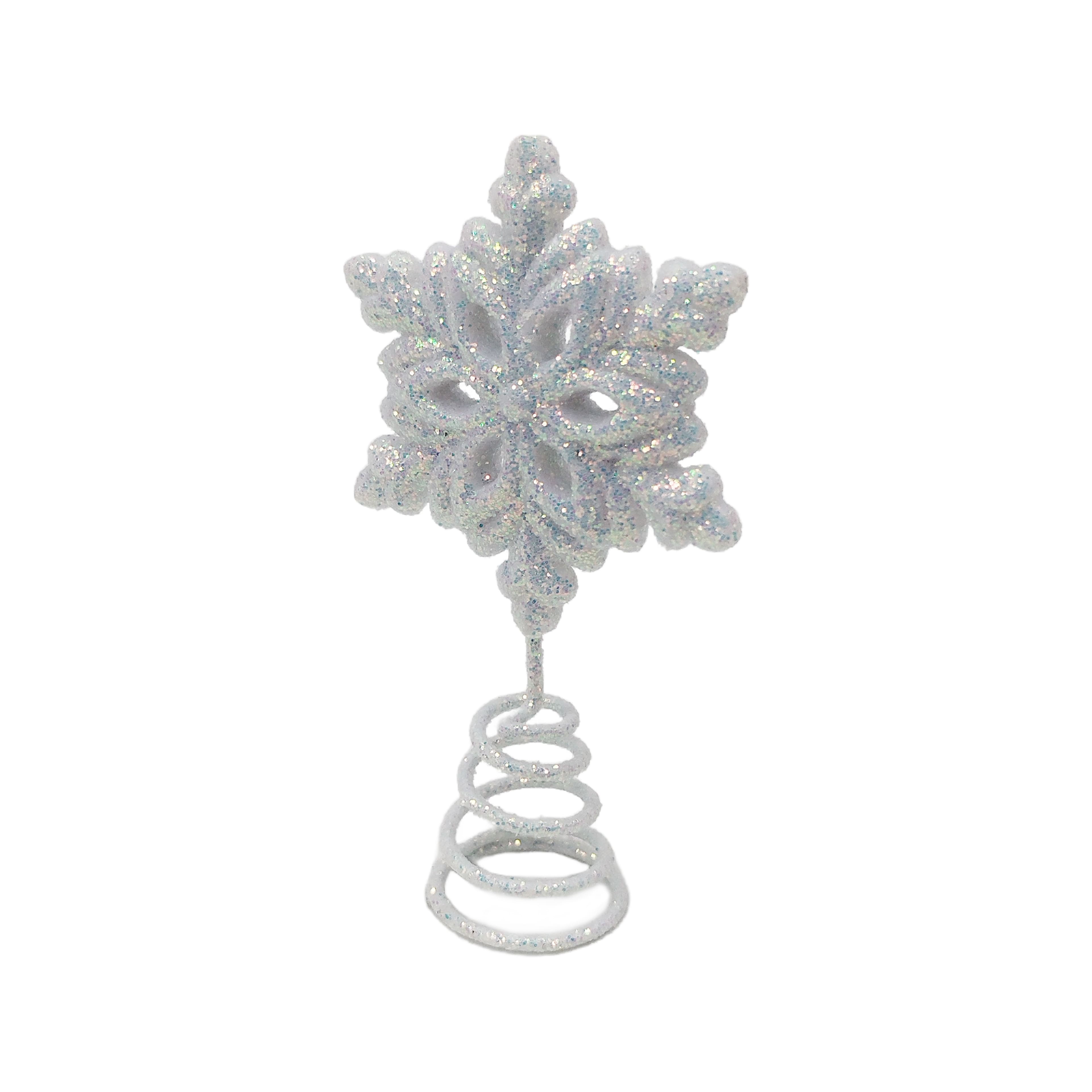 Mini White Snowflake Tree Topper Decoration by Ashland&#xAE;