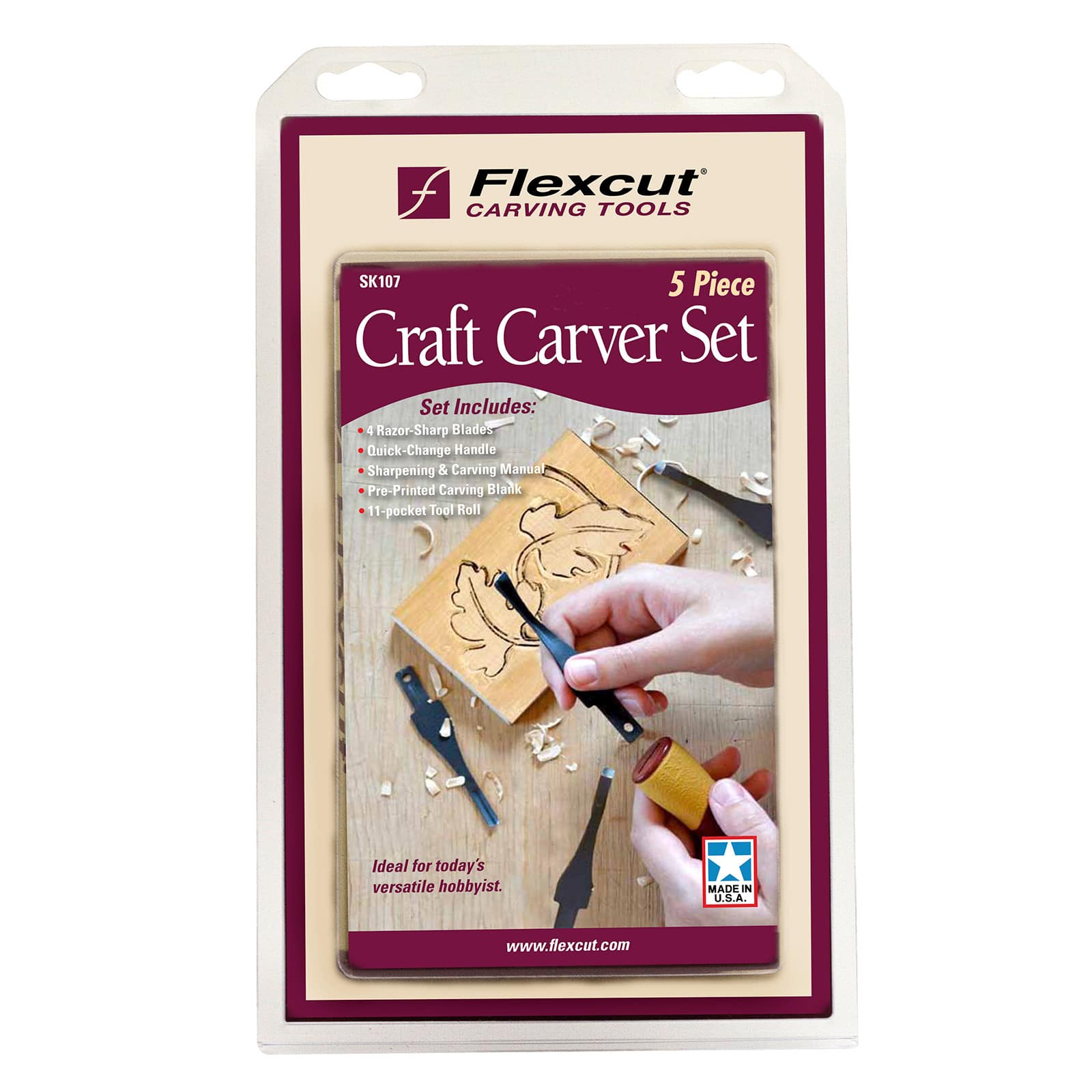 SK111 Beginner 2-Blade Craft Carver Set - Flexcut Tool Company