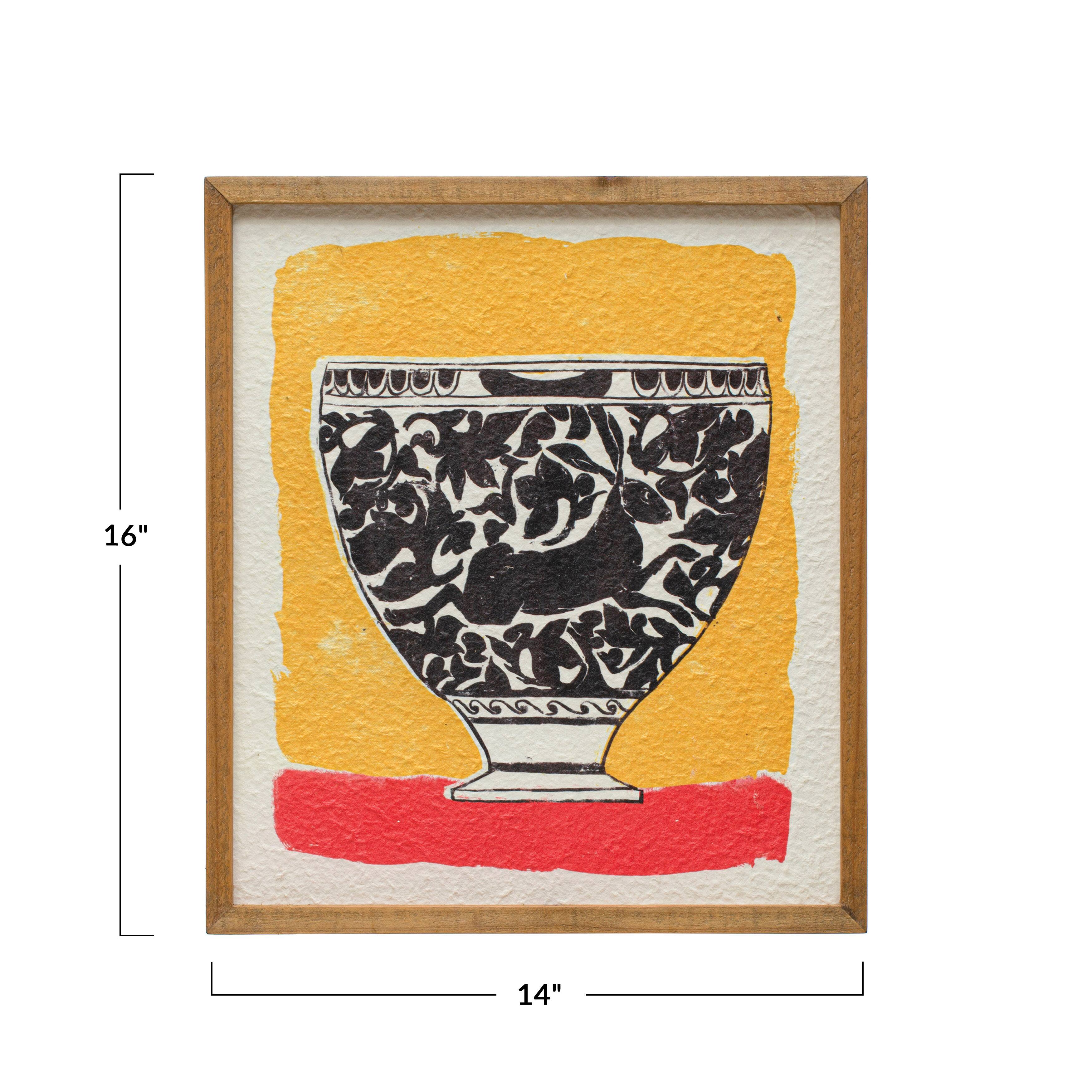 Hello Honey&#xAE; Framed Painted Bowl Wall Art