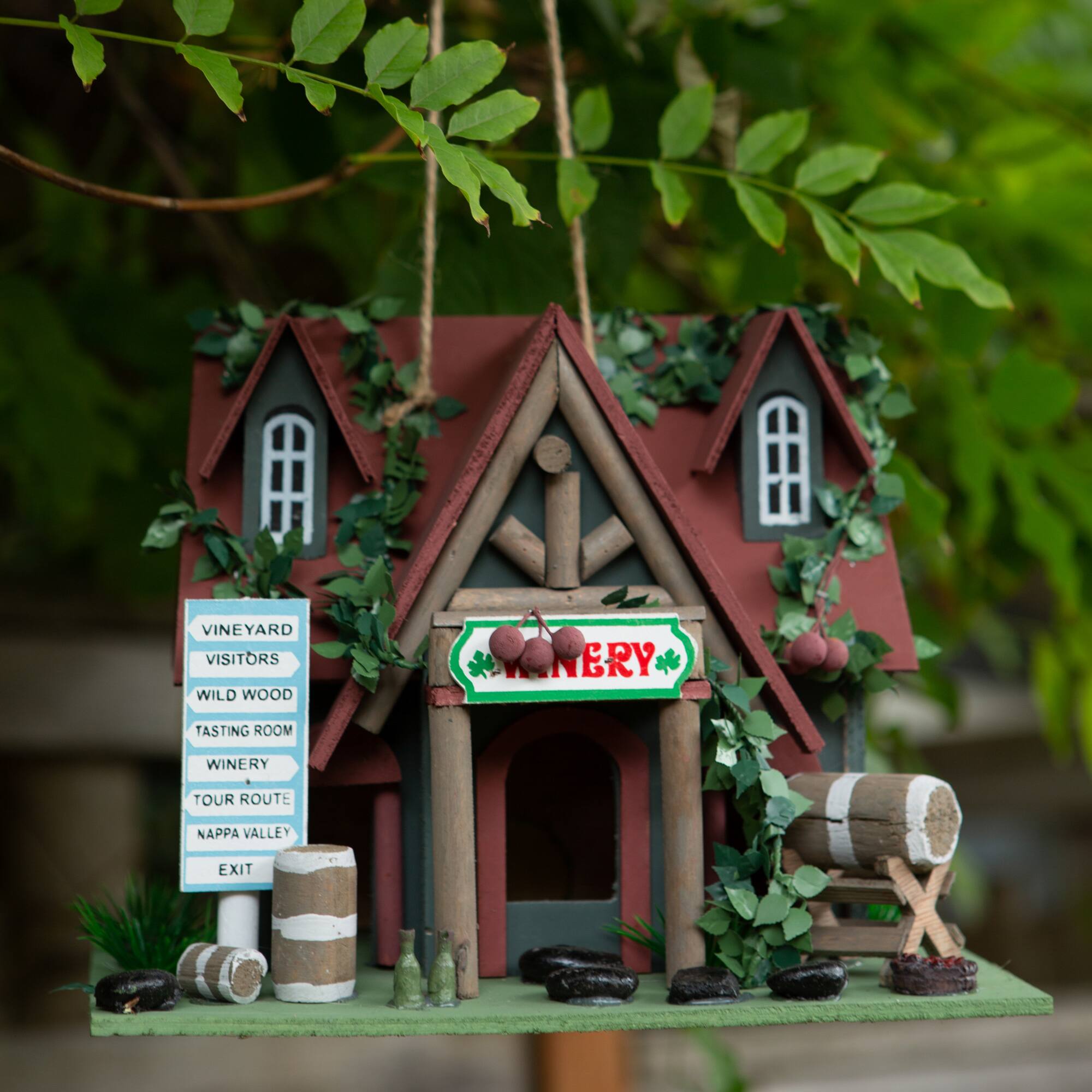 8&#x22; Cottage Winery Birdhouse