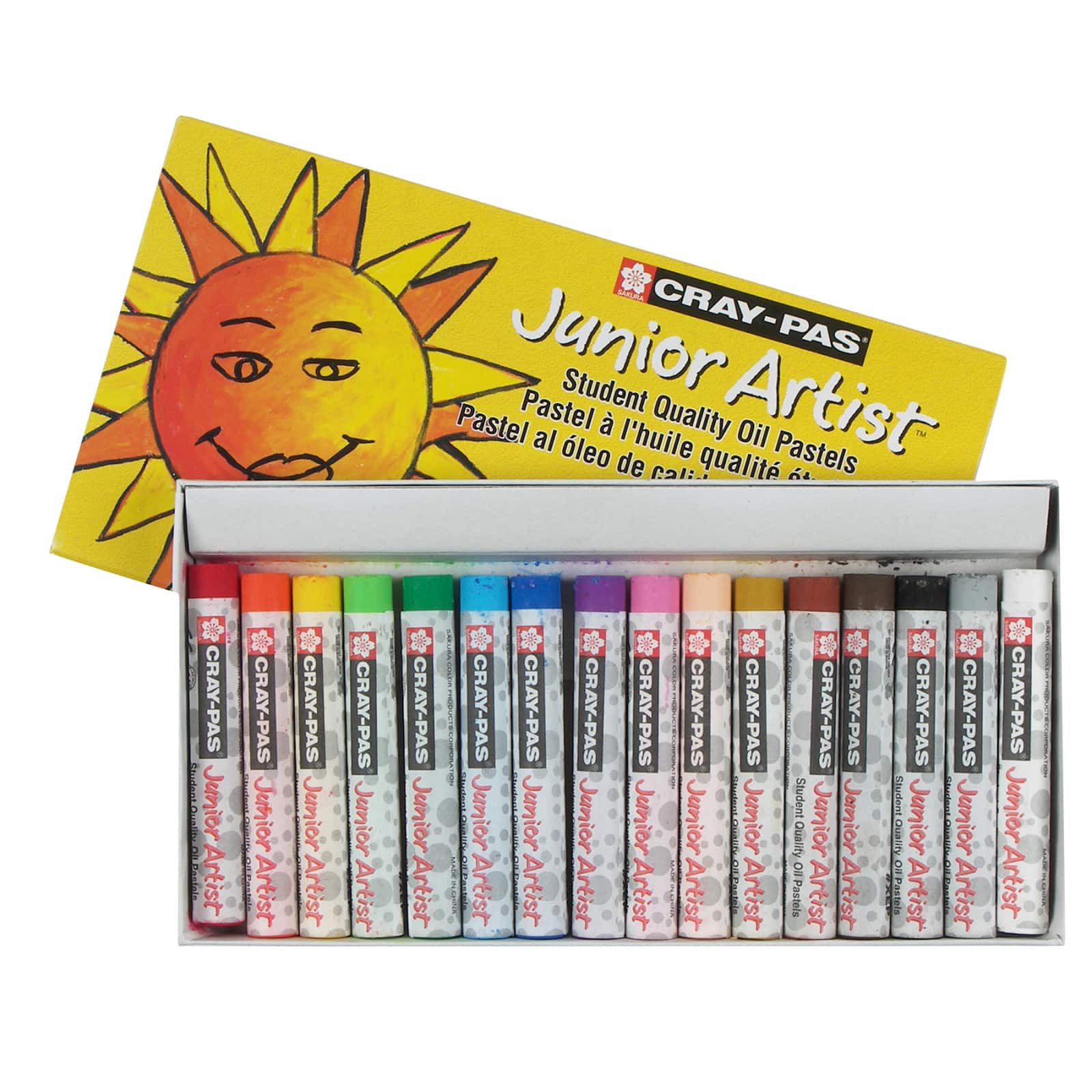 ARTISTS' CRAY PAS ヌーベル クレパス307色 Sakura® Cray-Pas® Junior Artist™ Oil Pastel 16 Color Set