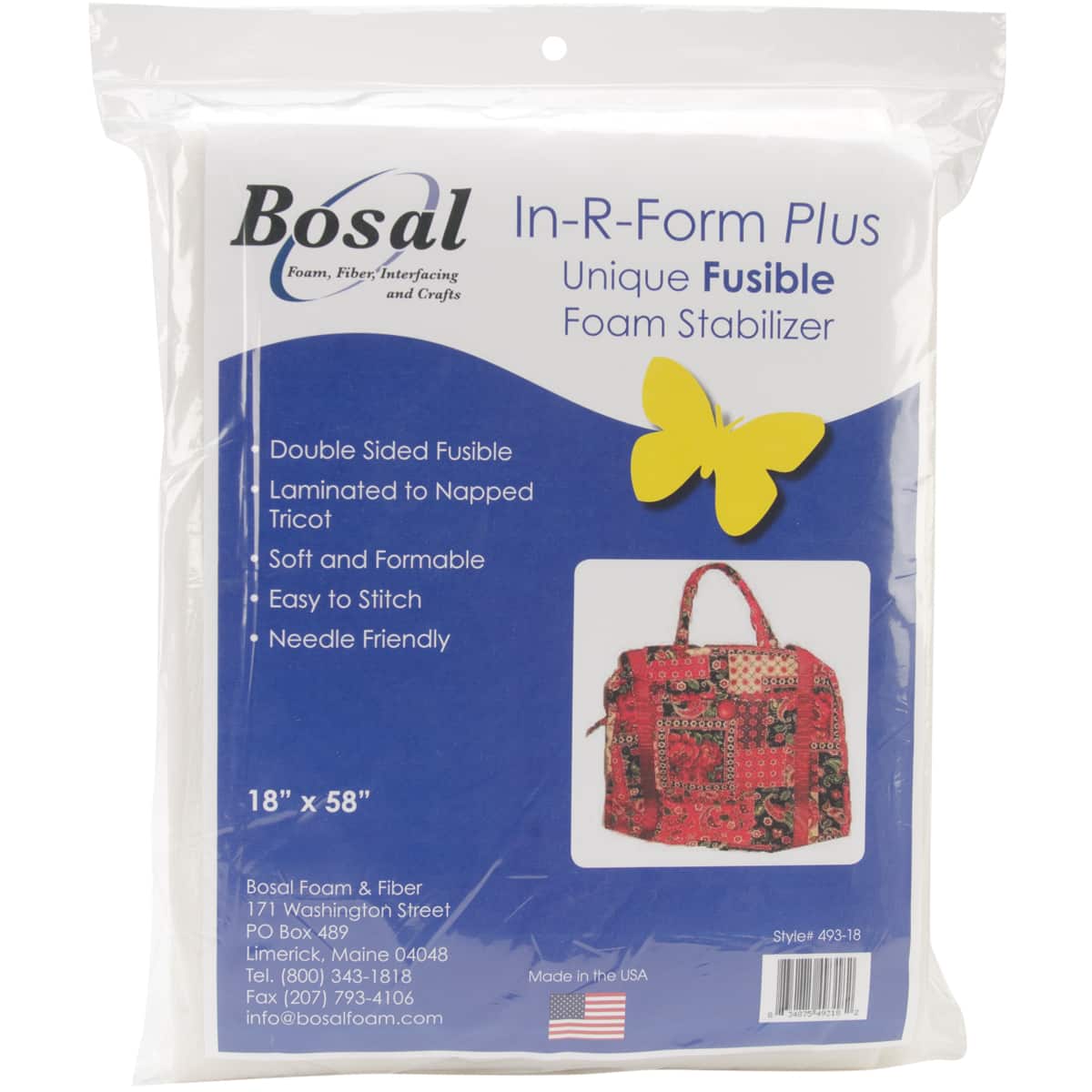 Bosal In-R-Form Plus Fusible Foam Stabilizer - 18x58