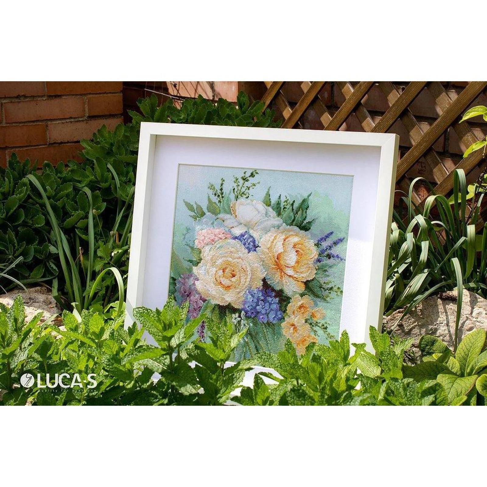 Luca-s Floral Bouquet Counted Cross Stitch Kit