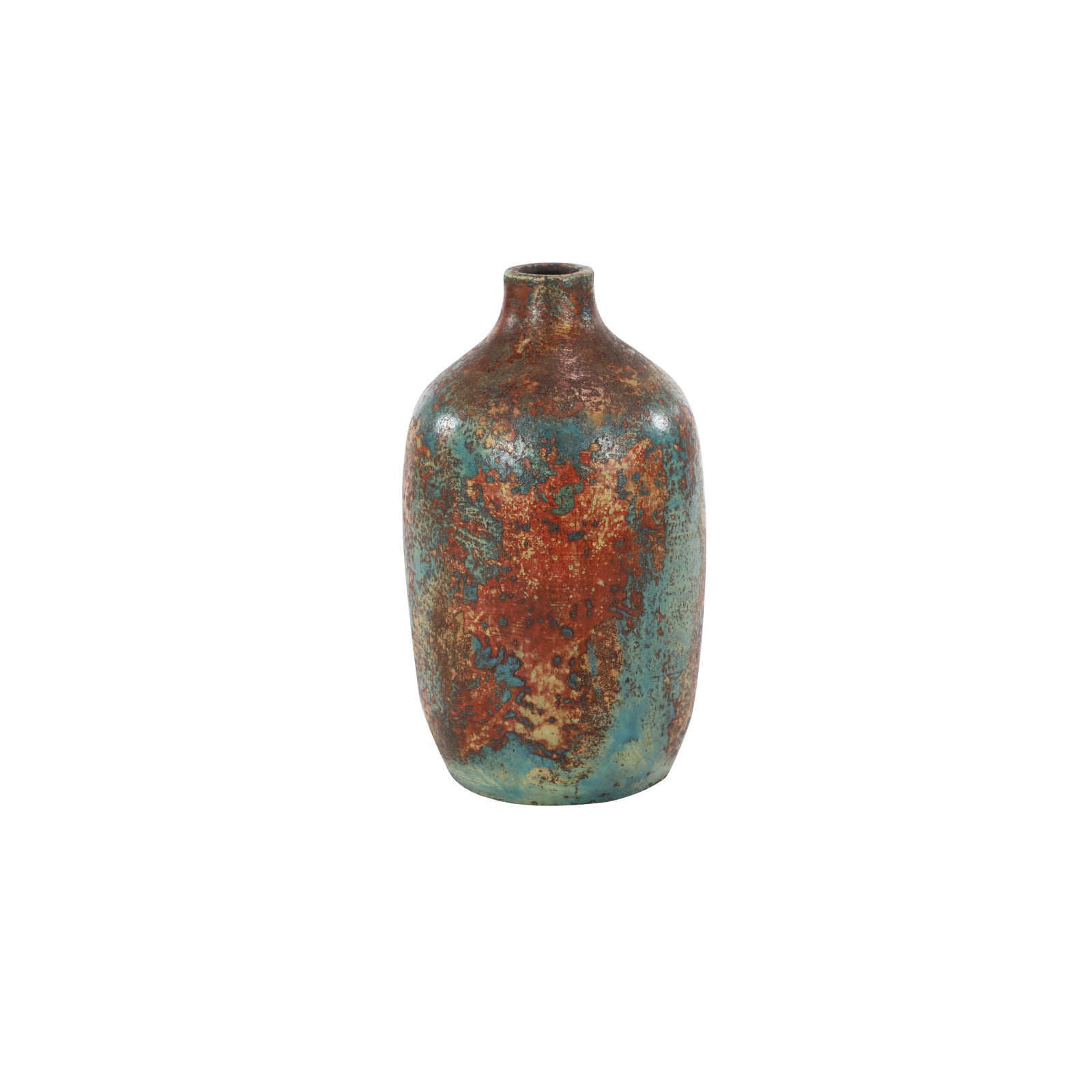 Multicolored Ceramic Rustic Vase