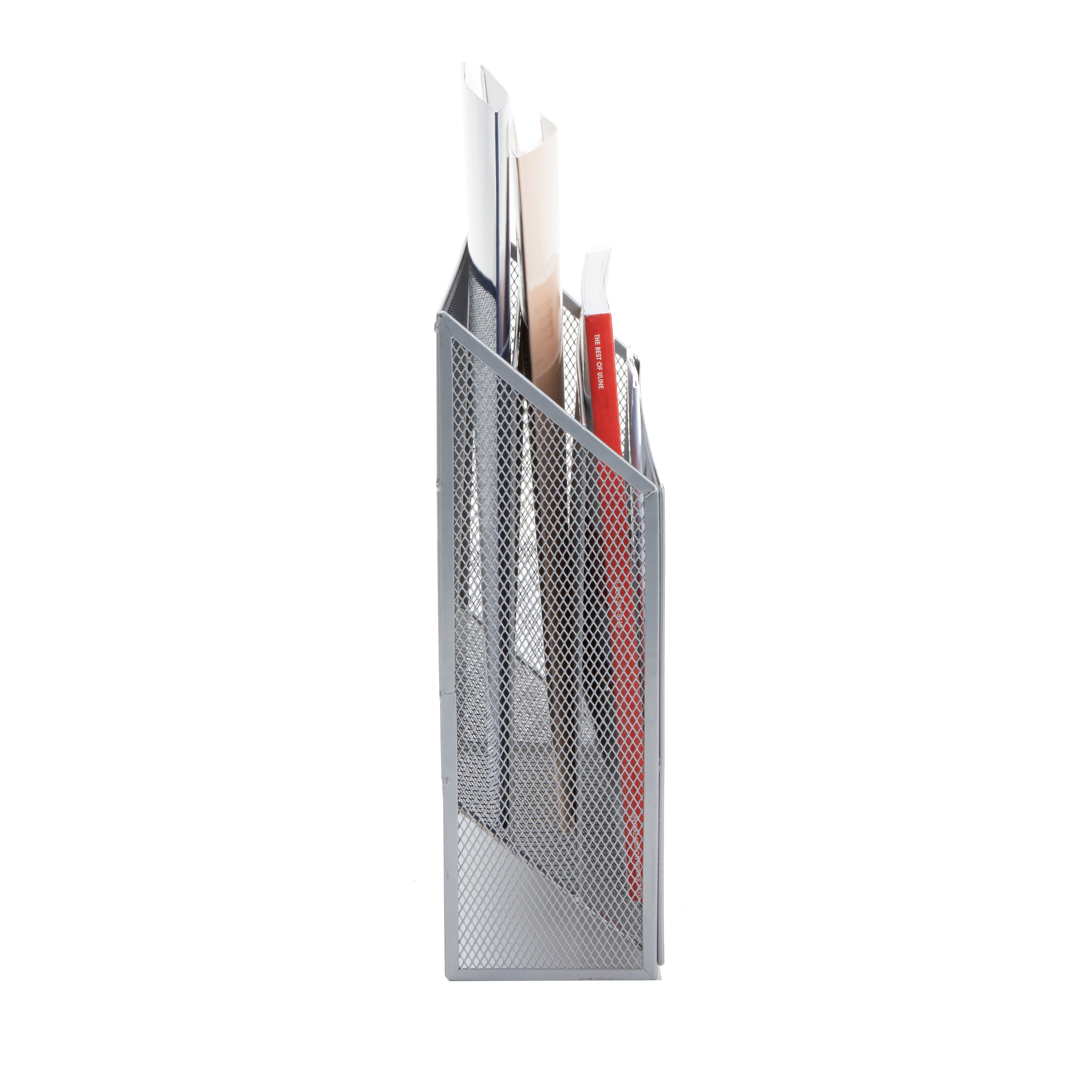 Mind Reader 3-Tier Vertical Mesh Wall File Holder