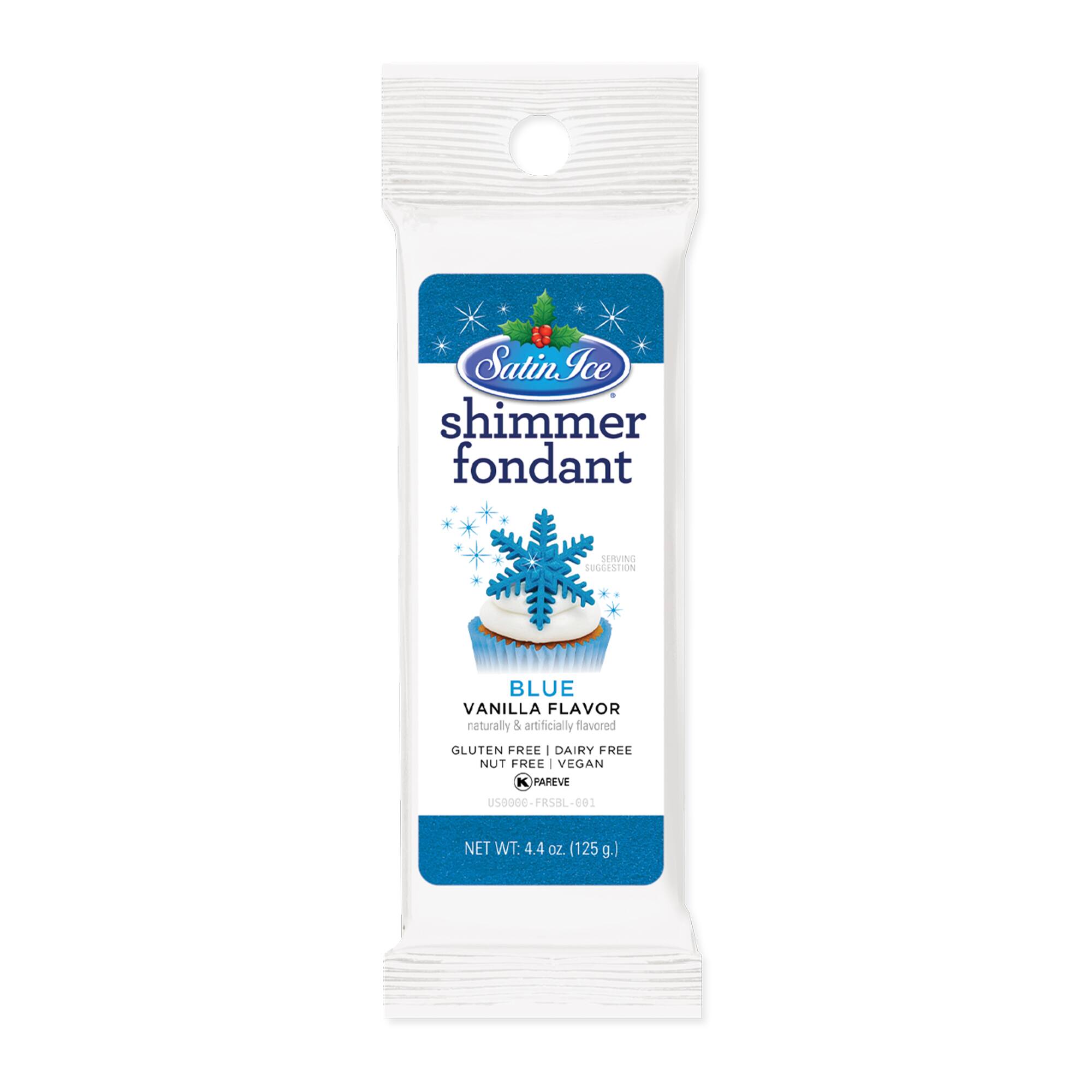 Satin Ice® Holiday Shimmer Fondant, 4.4oz.