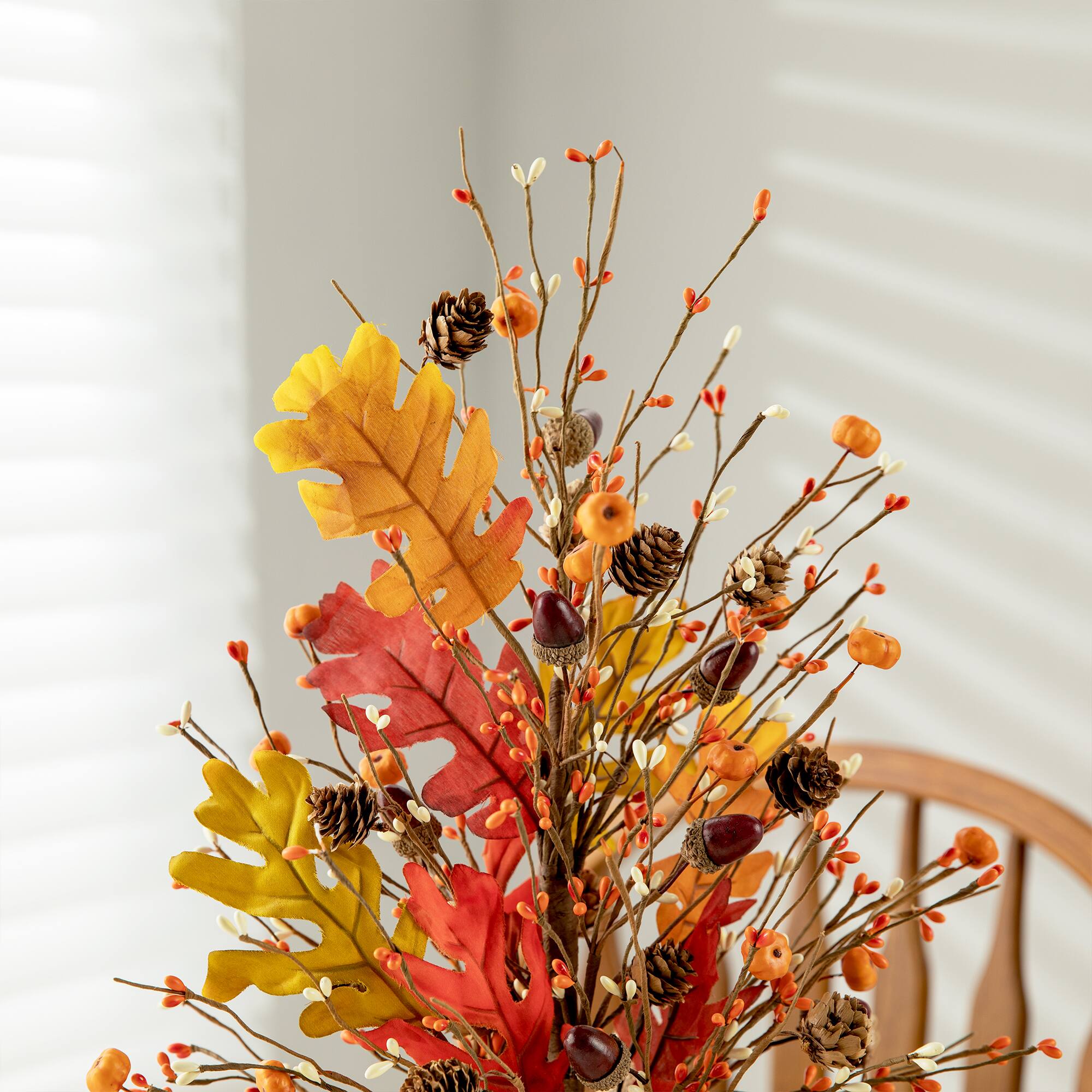 20" GlitzHome® Harvest Tree Tabletop Décor