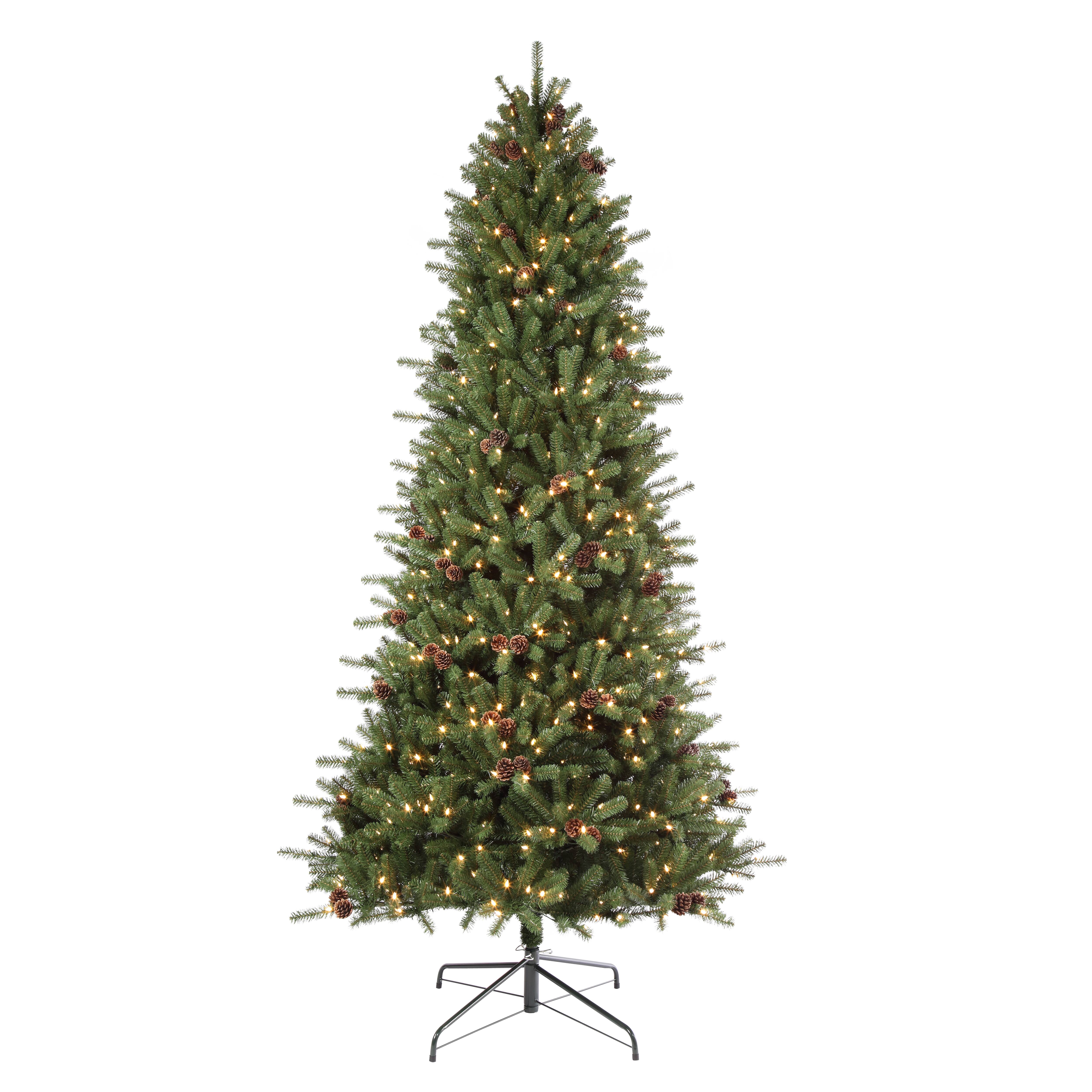 9ft. Pre-Lit Montana Fir Artificial Christmas Tree, Soft White T5 LED Lights