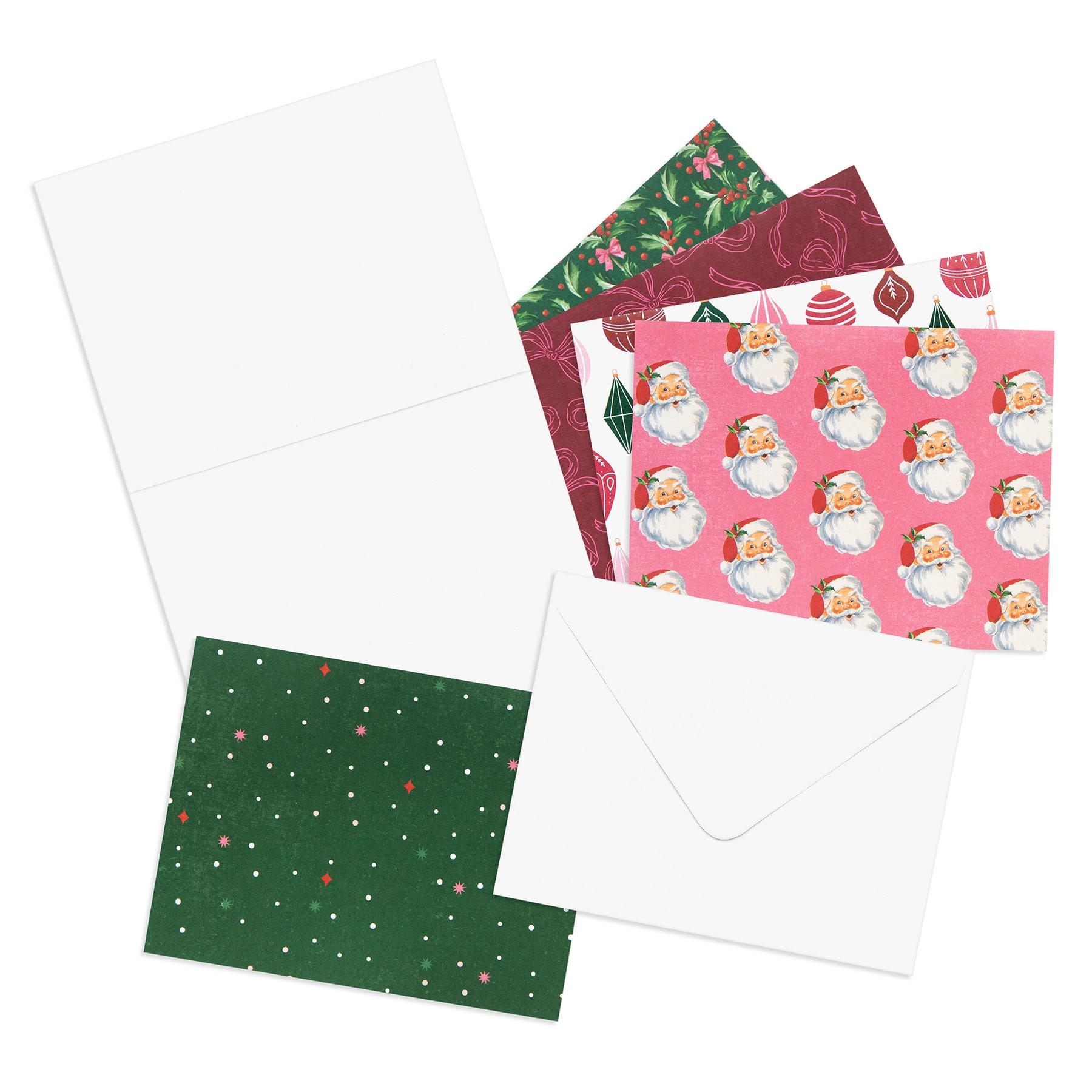 Holly Jolly Christmas Cards &#x26; Envelopes, 50ct. by Recollections&#x2122;