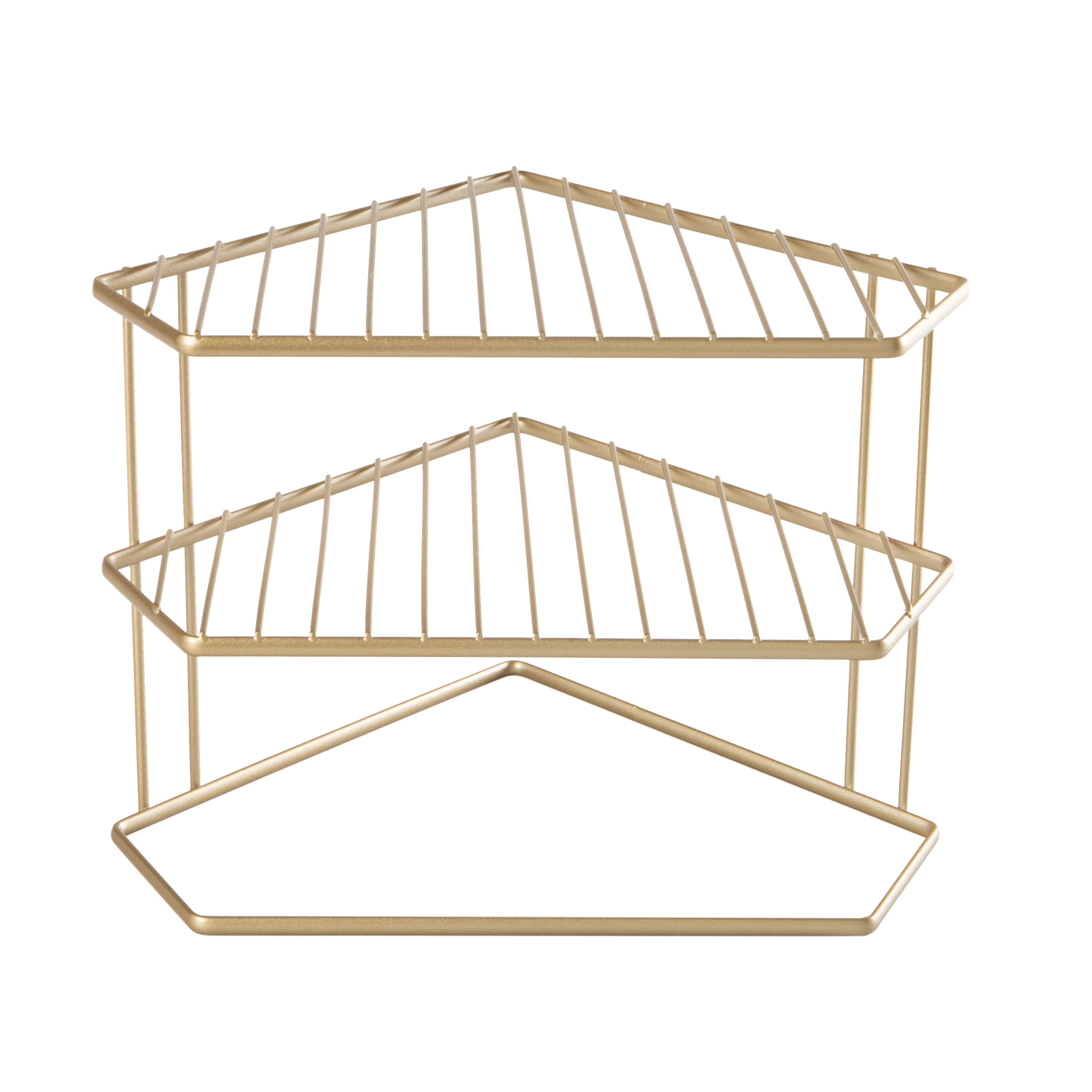 Kitchen Details Geode in Satin Gold Dish Rack