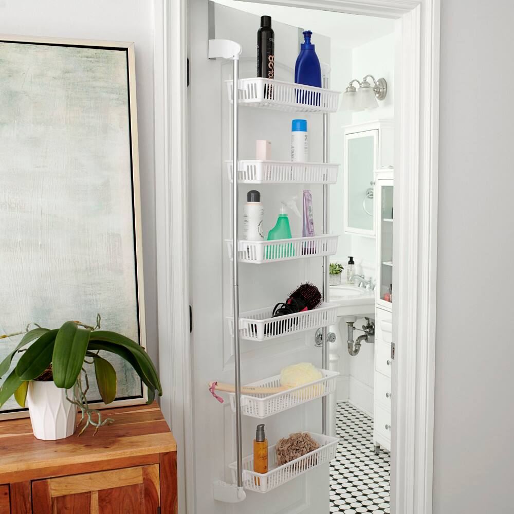 Household Essentials Over the Door Storage Rack