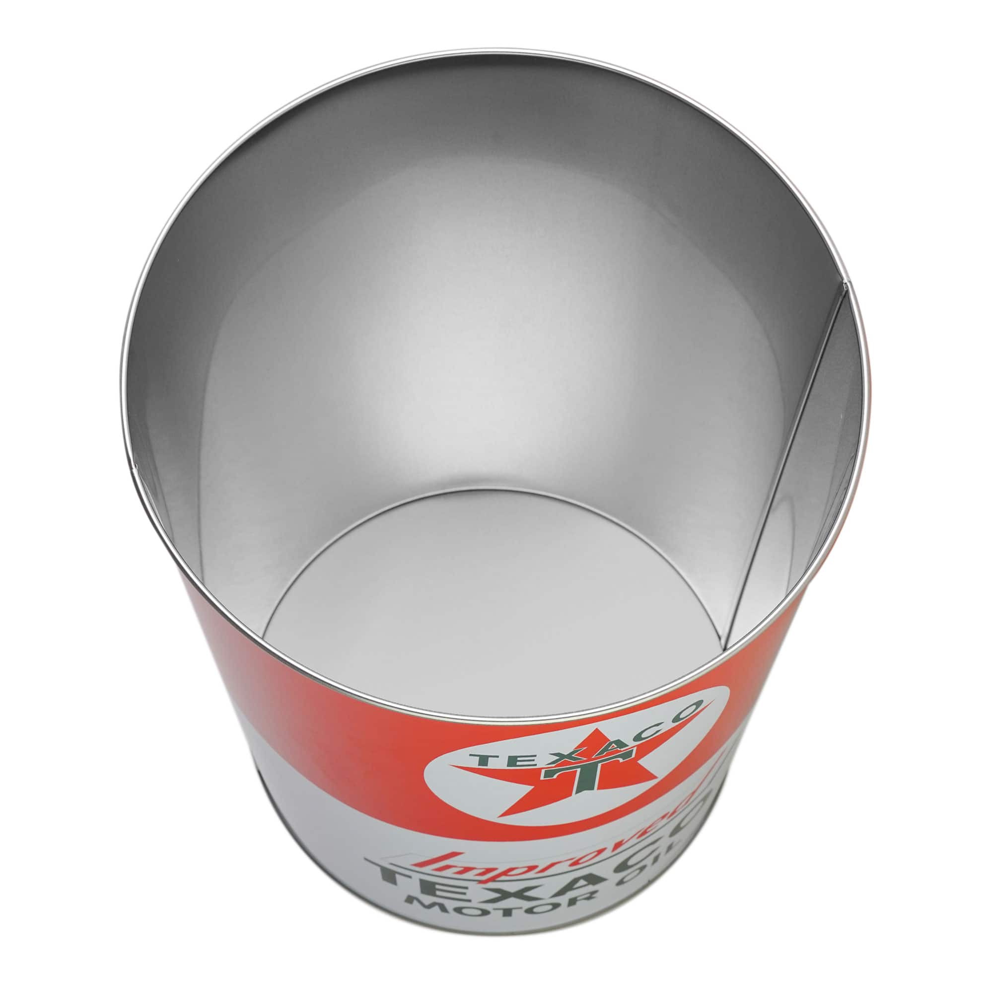 American Art Décor™ 11" Texaco Motor Oil Decorative Metal Trash Can