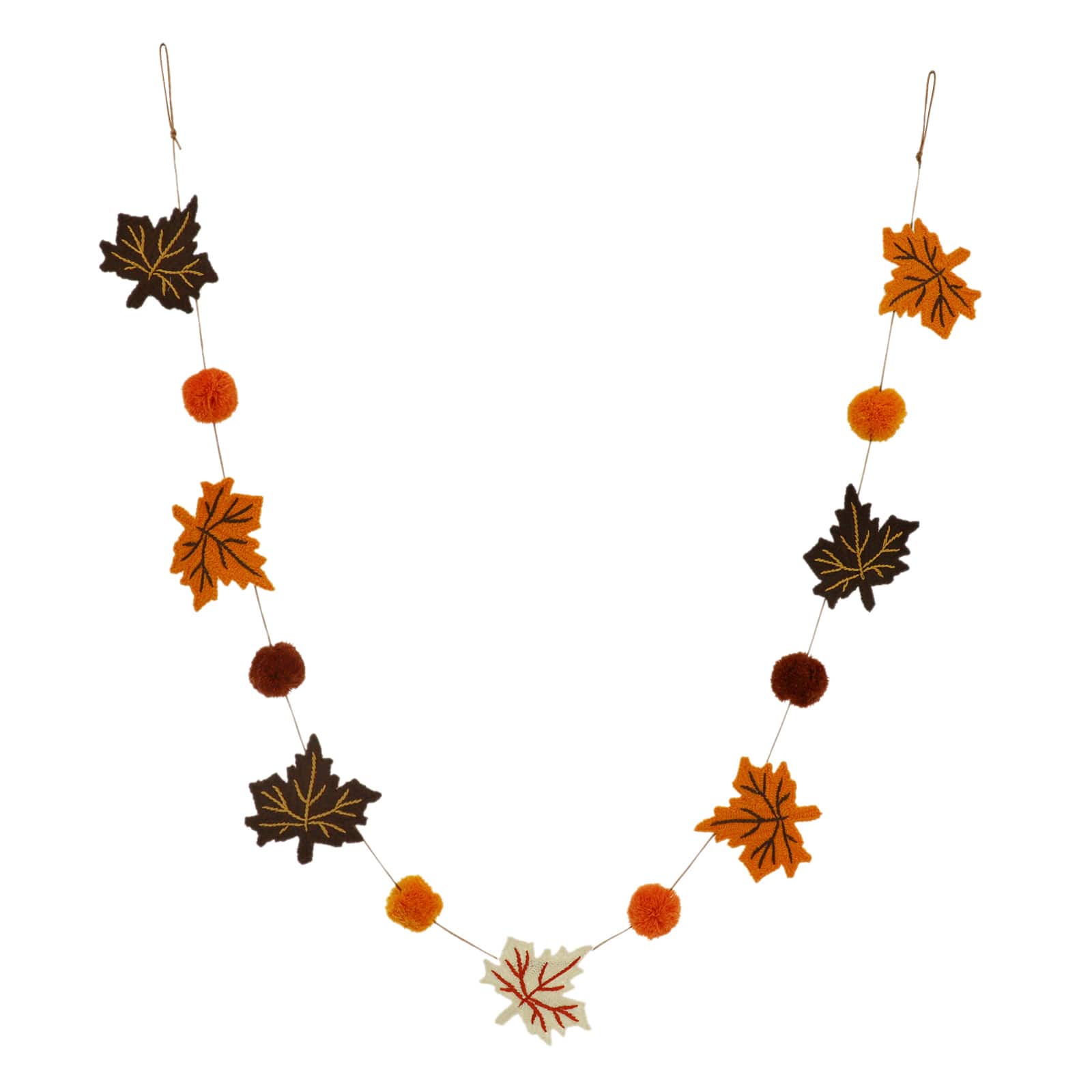 6ft. Leaf &#x26; Pom Garland by Ashland&#xAE;