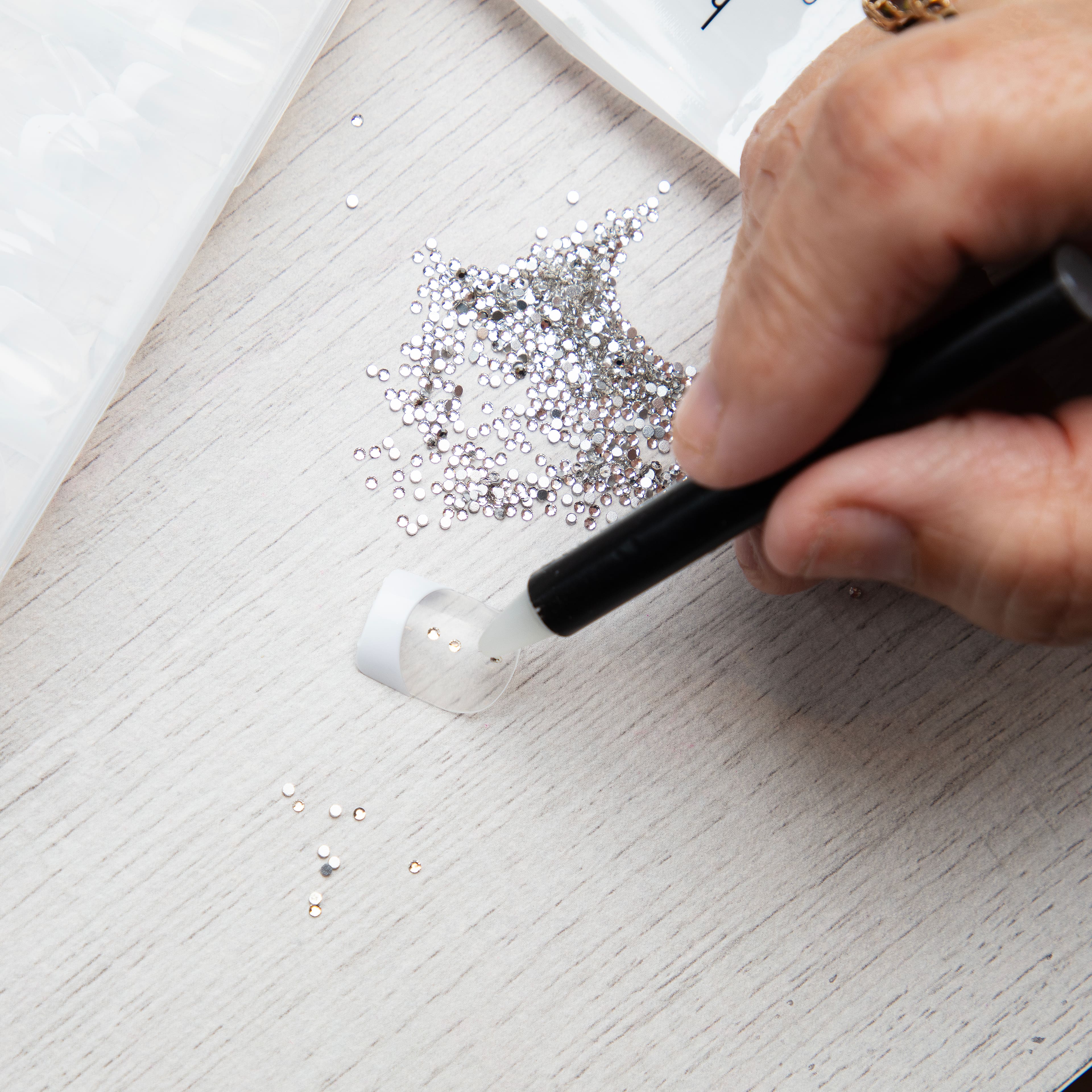 12 Pack: SS3 Glass Flatback Rhinestones by Bead Landing™