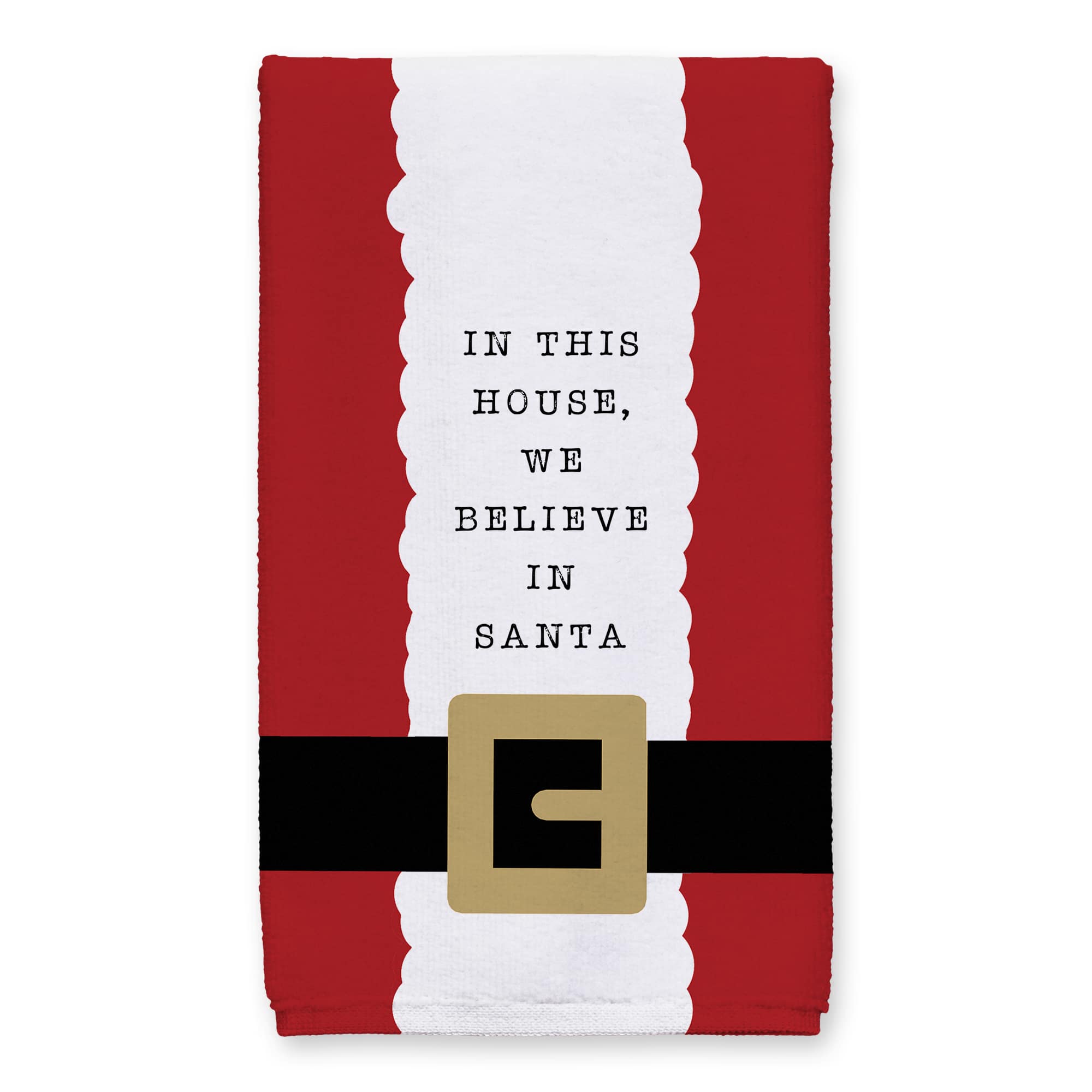 This Houbelieves Santa Hohoho Tea Towels - Set of 2
