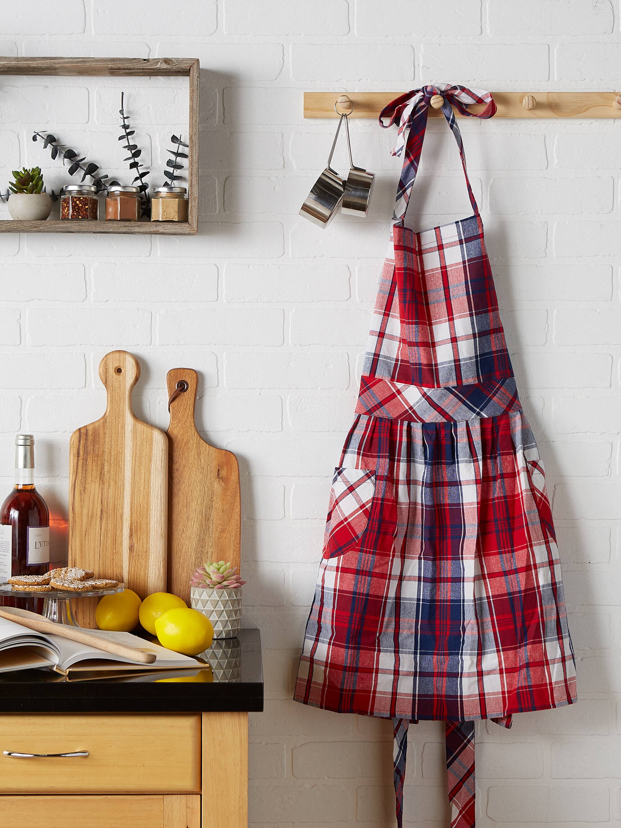 DII&#xAE; Americana Plaid Apron
