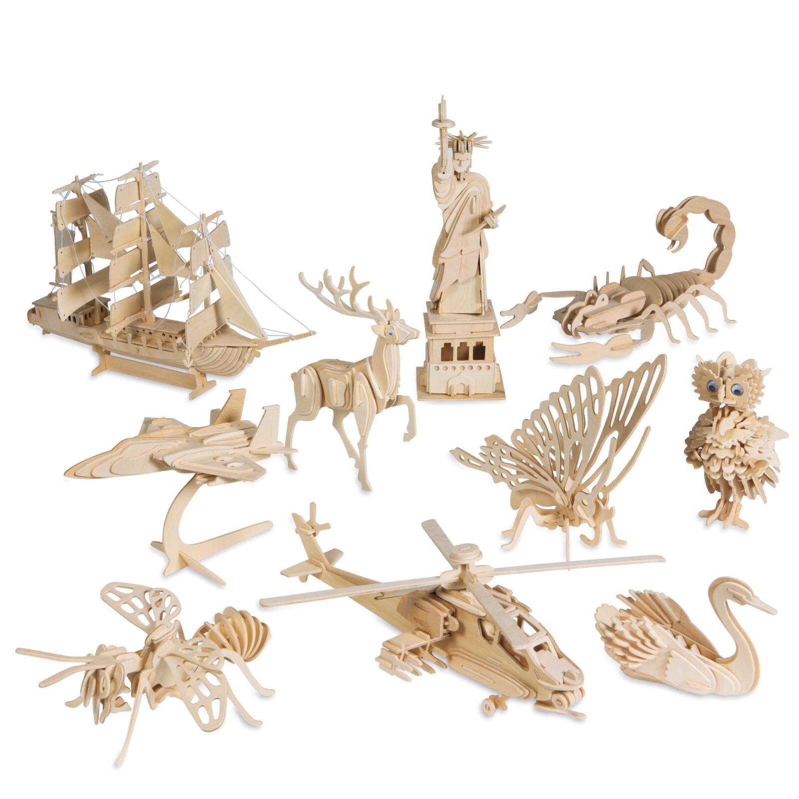 S&#x26;S&#xAE; Worldwide Wooden Punch &#x26; Slot Models Kit