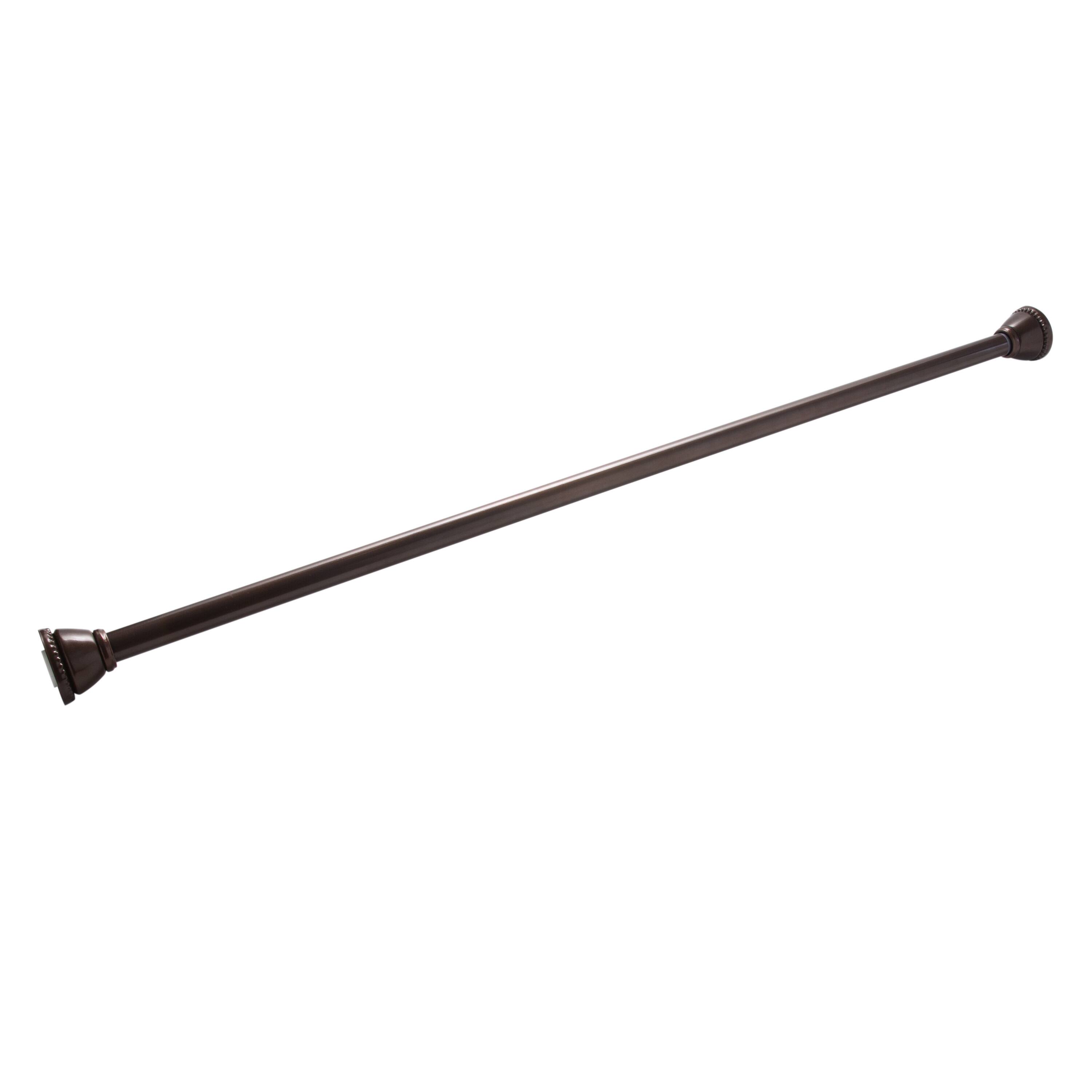 Bath Bliss Bronze Tension Shower Rod