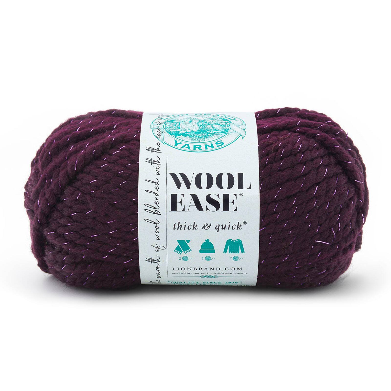 15 Pack: Lion Brand® Wool-Ease® Thick & Quick® Yarn, Prints, Stripes & Metallics