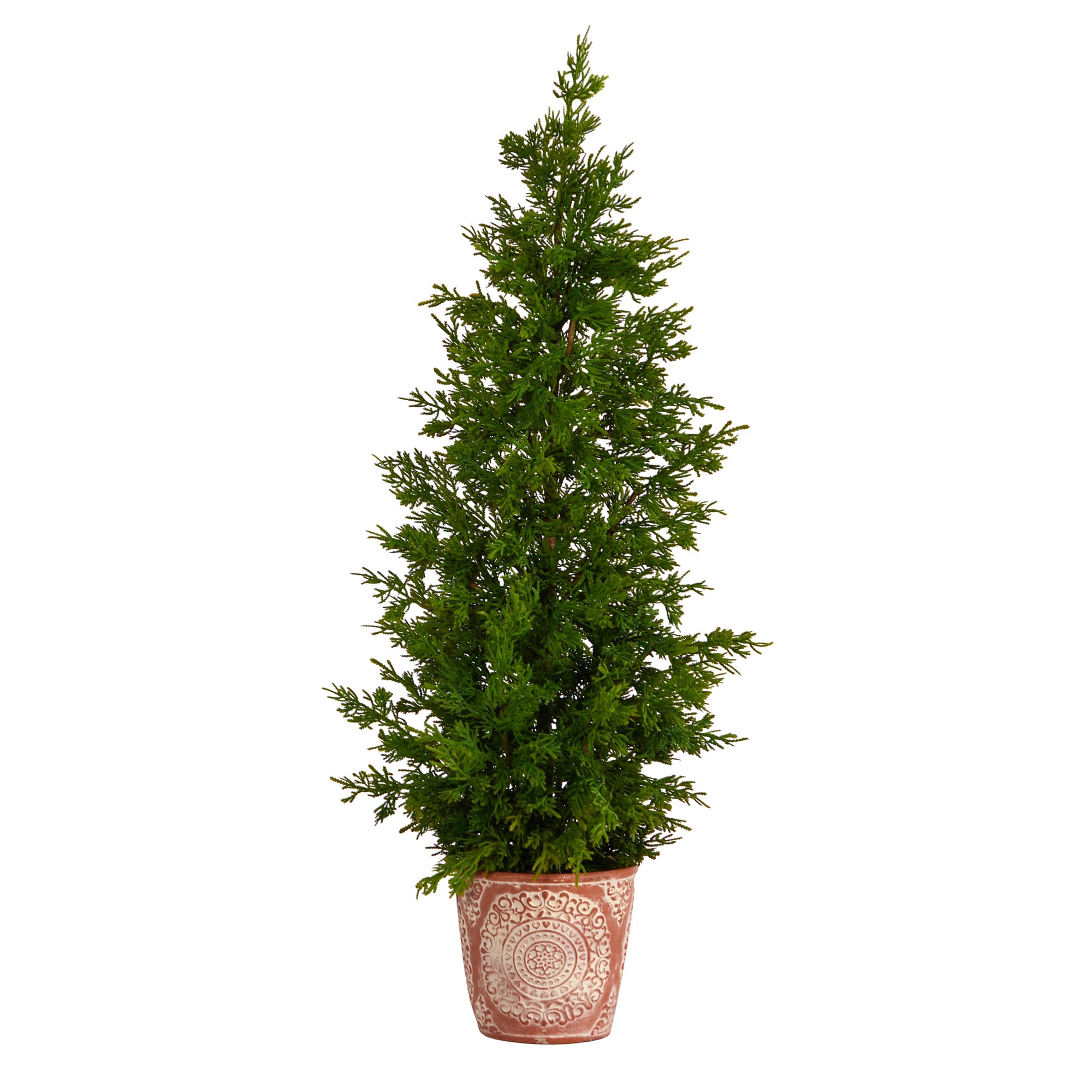 3ft. Cedar Natural Look Artificial Tree in Decorative Planter | Michaels