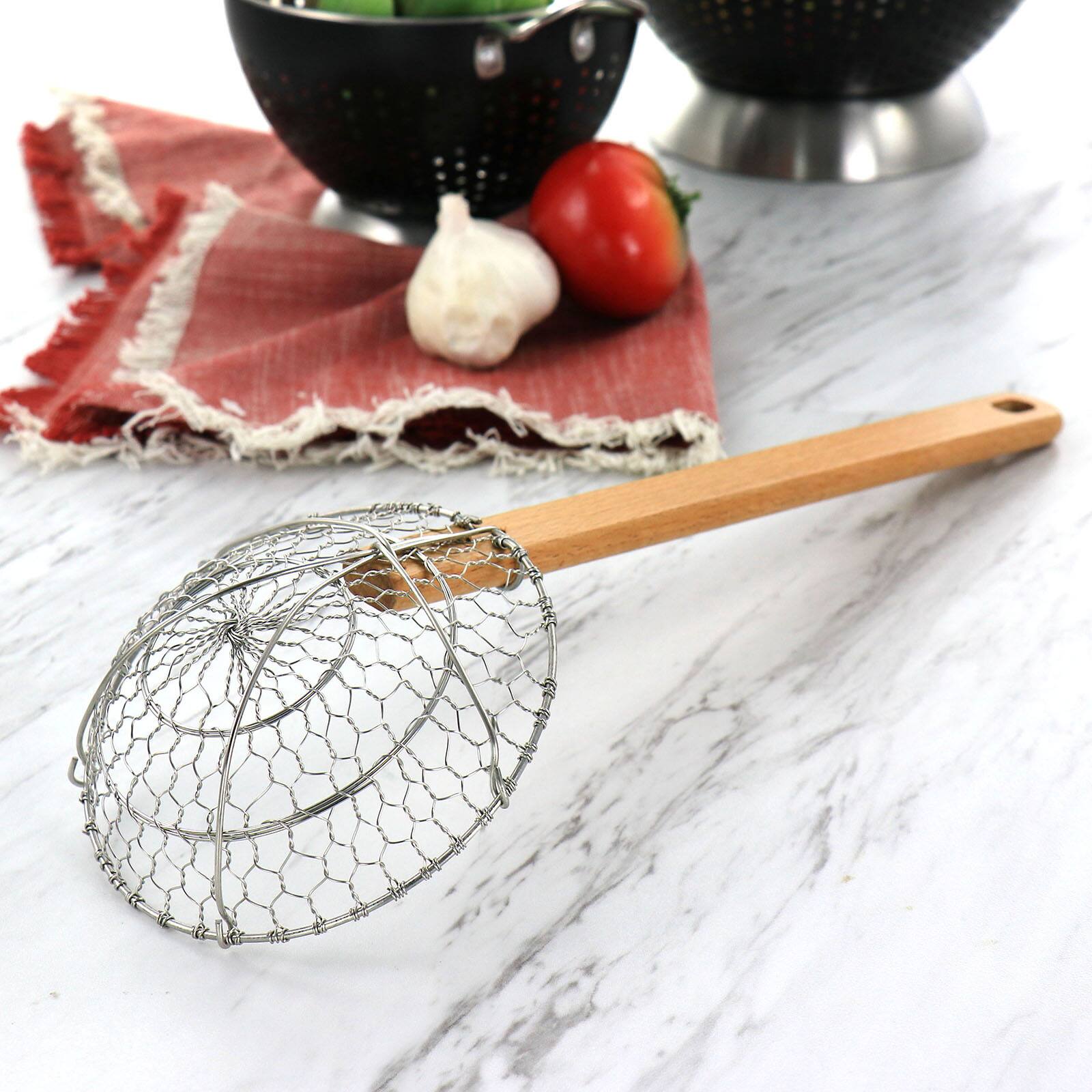 Martha Stewart Stainless Steel Spider Strainer Kitchen Utensil