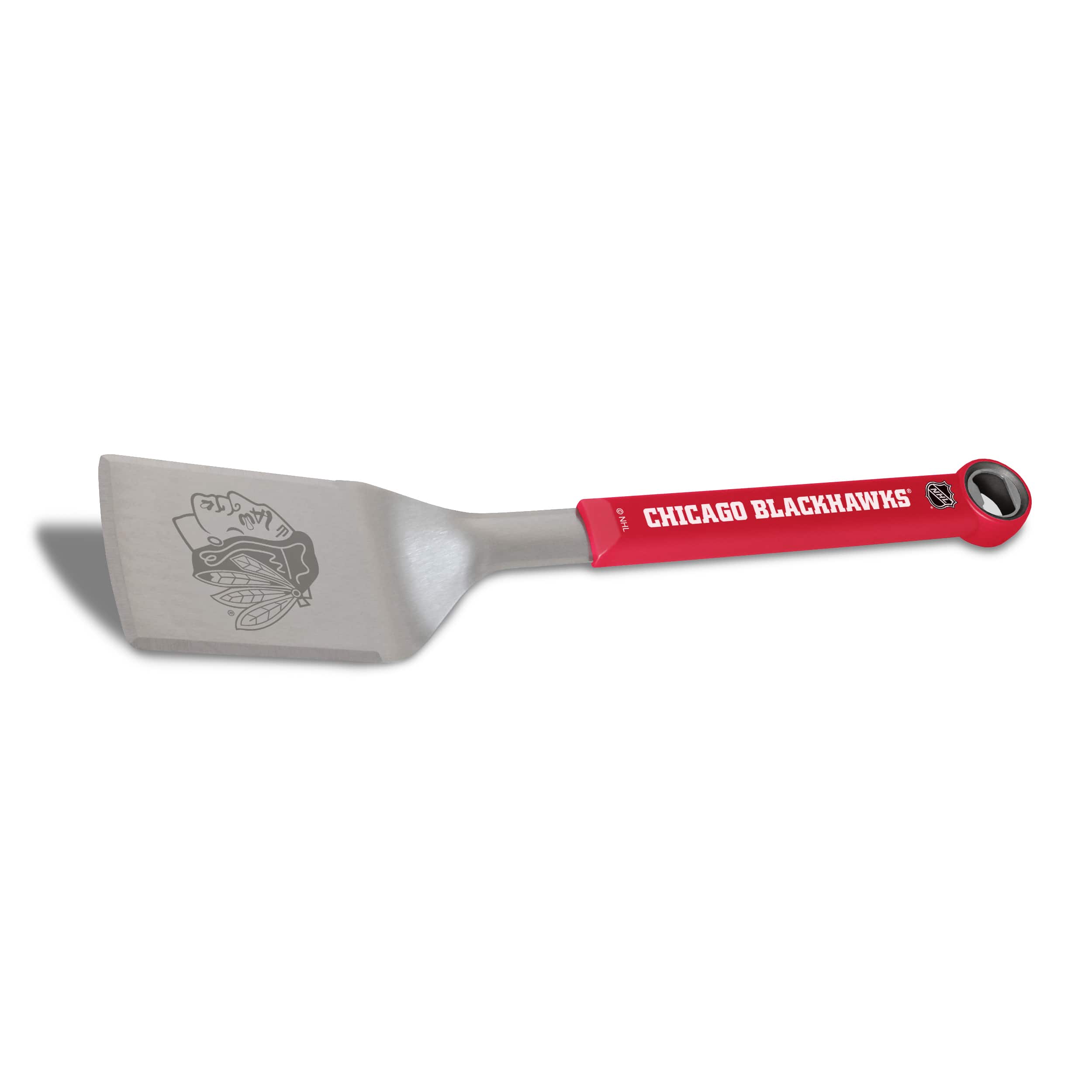 NHL Stainless Steel BBQ Spatula with Bottle Opener