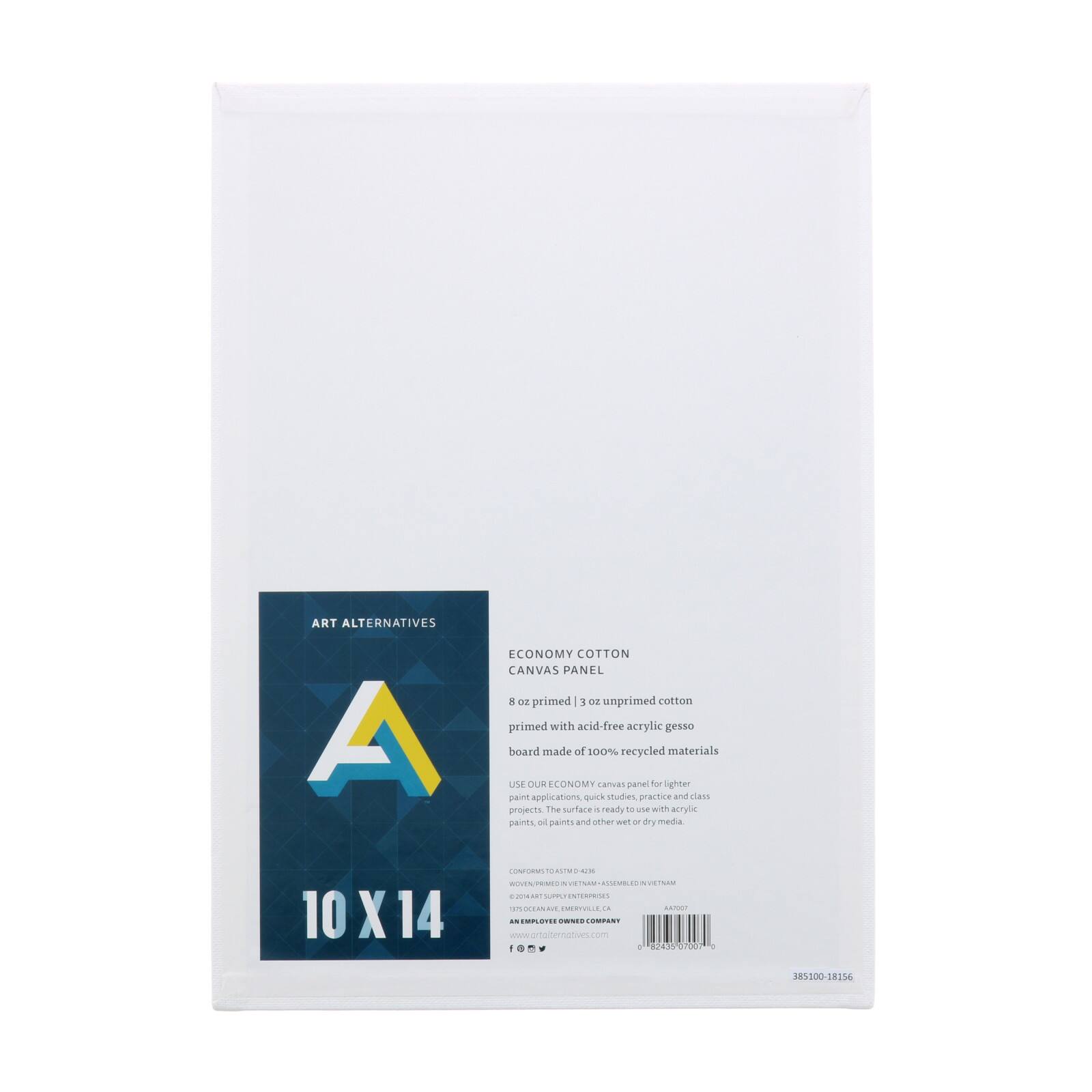 24 Pack: Art Alternatives 10&#x22; x 14&#x22; Canvas Panel