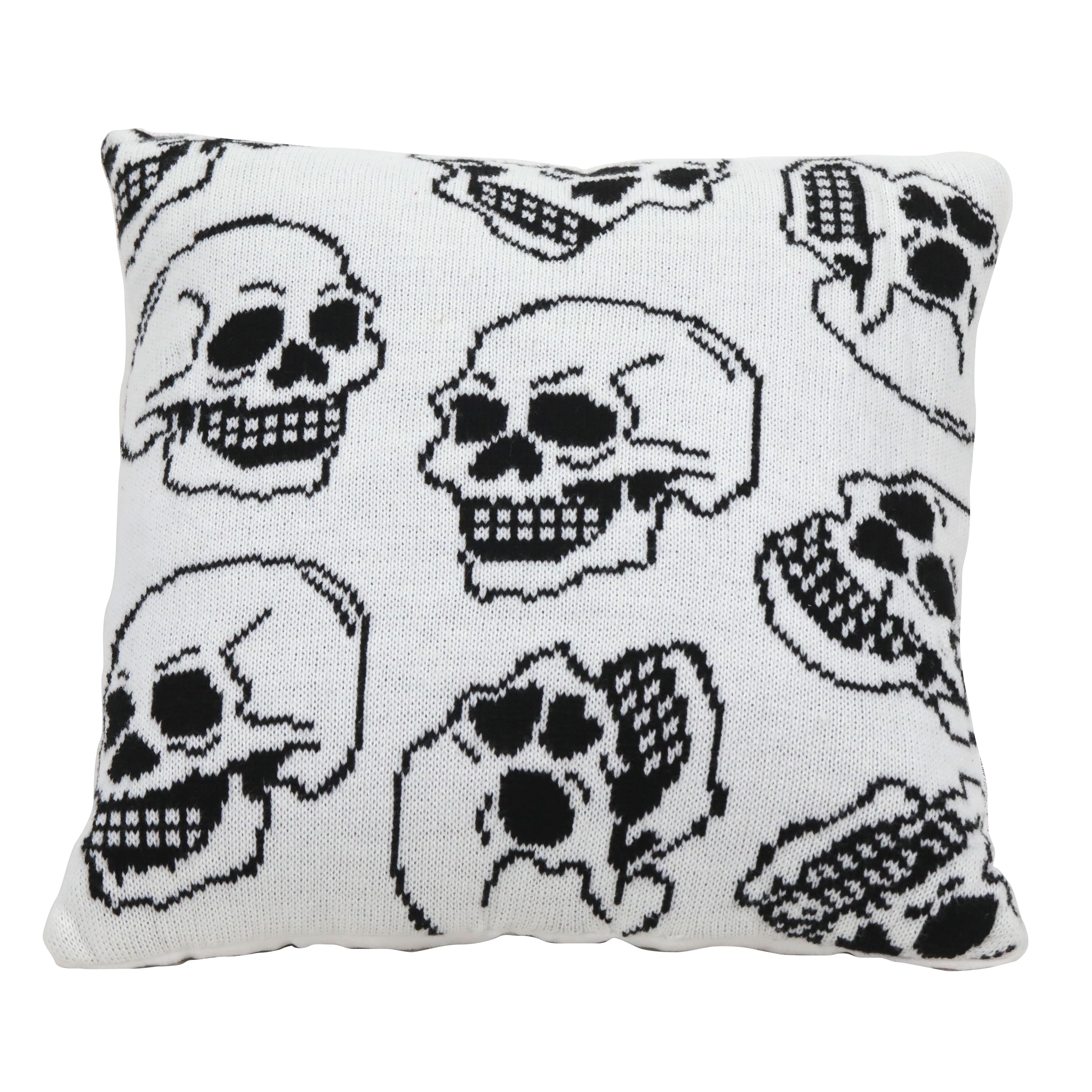 16&#x22; Skull Accent Pillow by Ashland&#xAE;