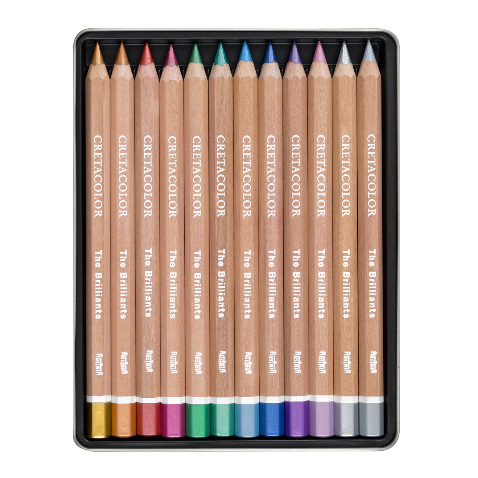 Cretacolor® The Brilliant Metallic Colored Pencil Set | Michaels