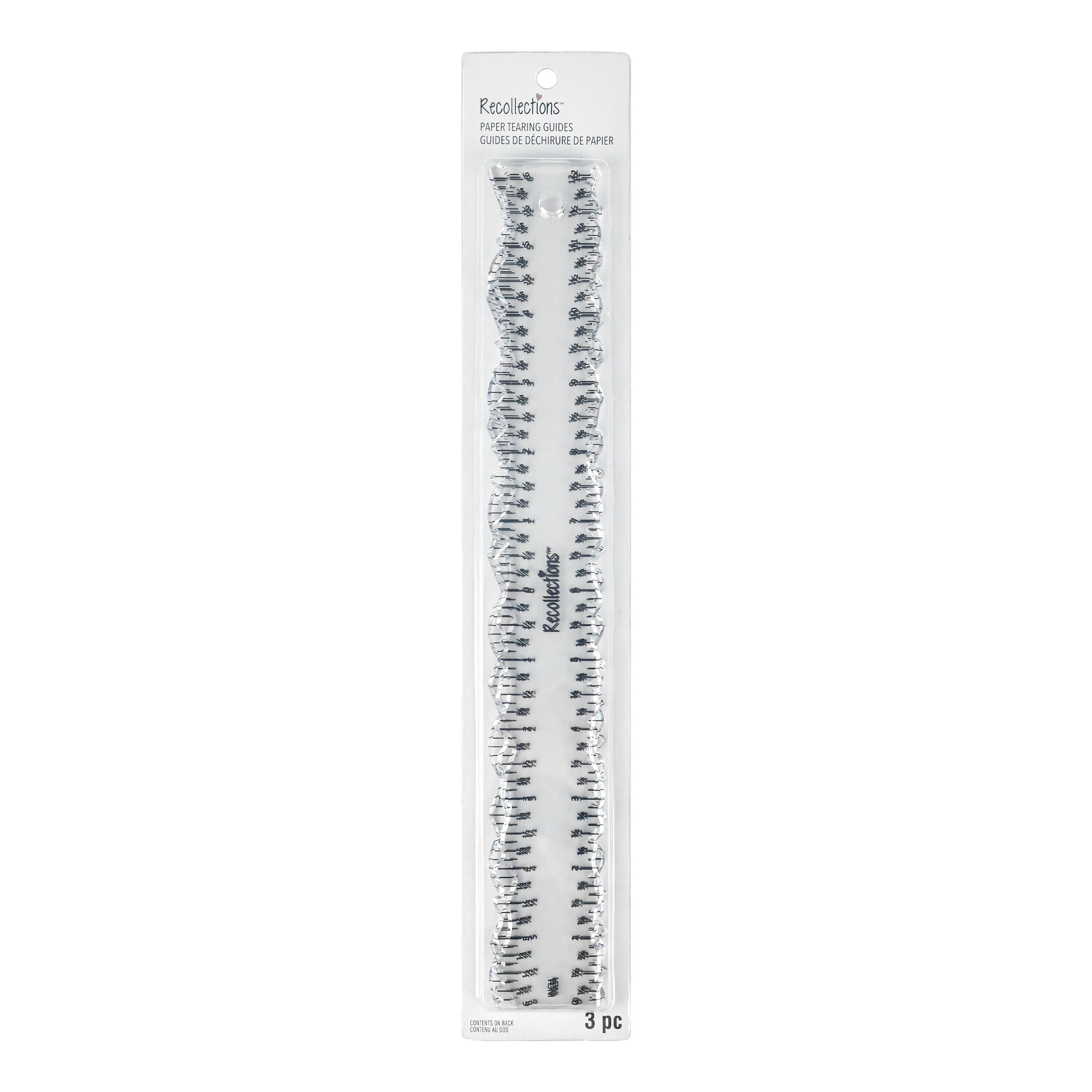 Paper Tearing Guide Ruler Set by Recollections&#x2122;