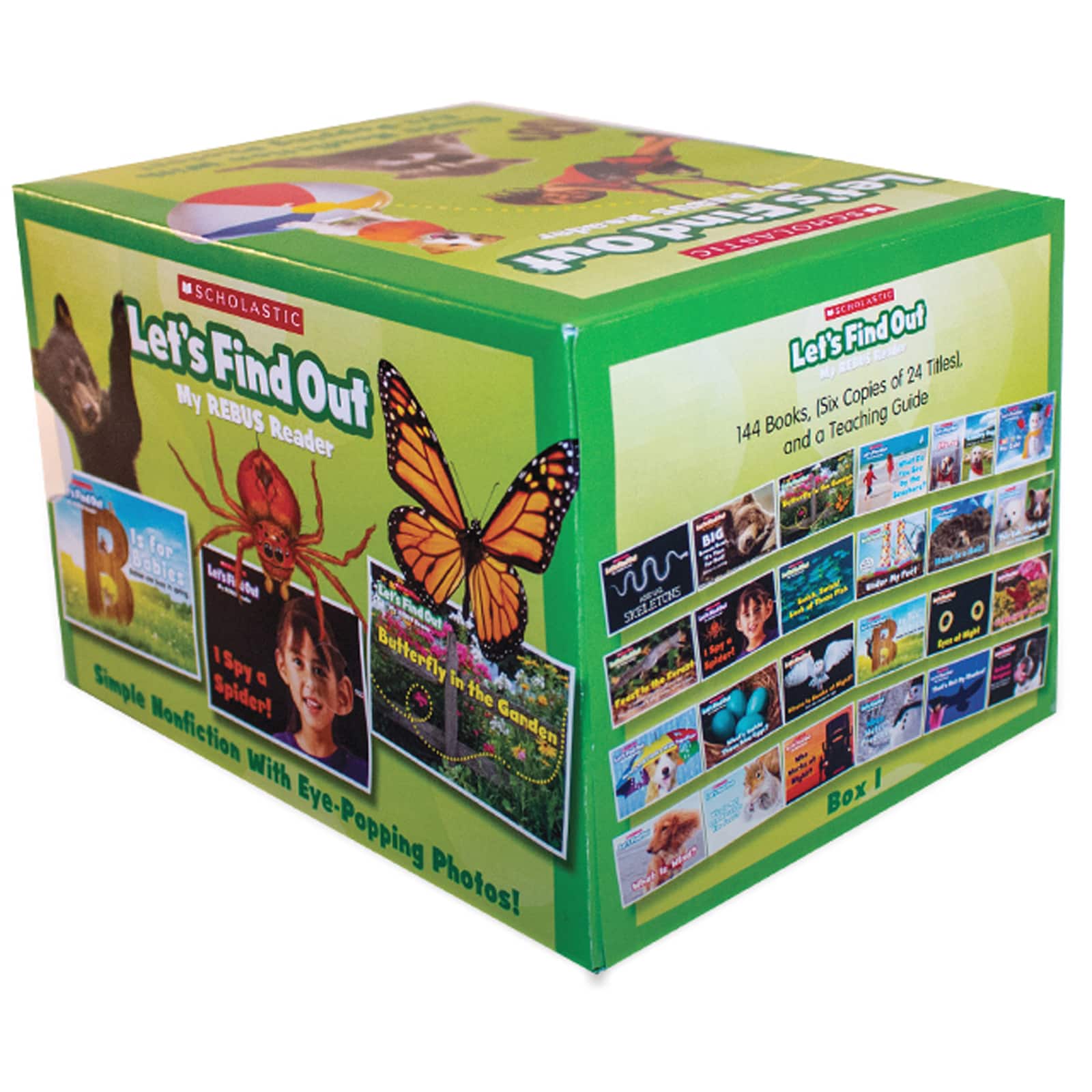 Scholastic Teaching Resources Let's Find Out: My Rebus Readers Box 1 With 24 Titles, 6ct.