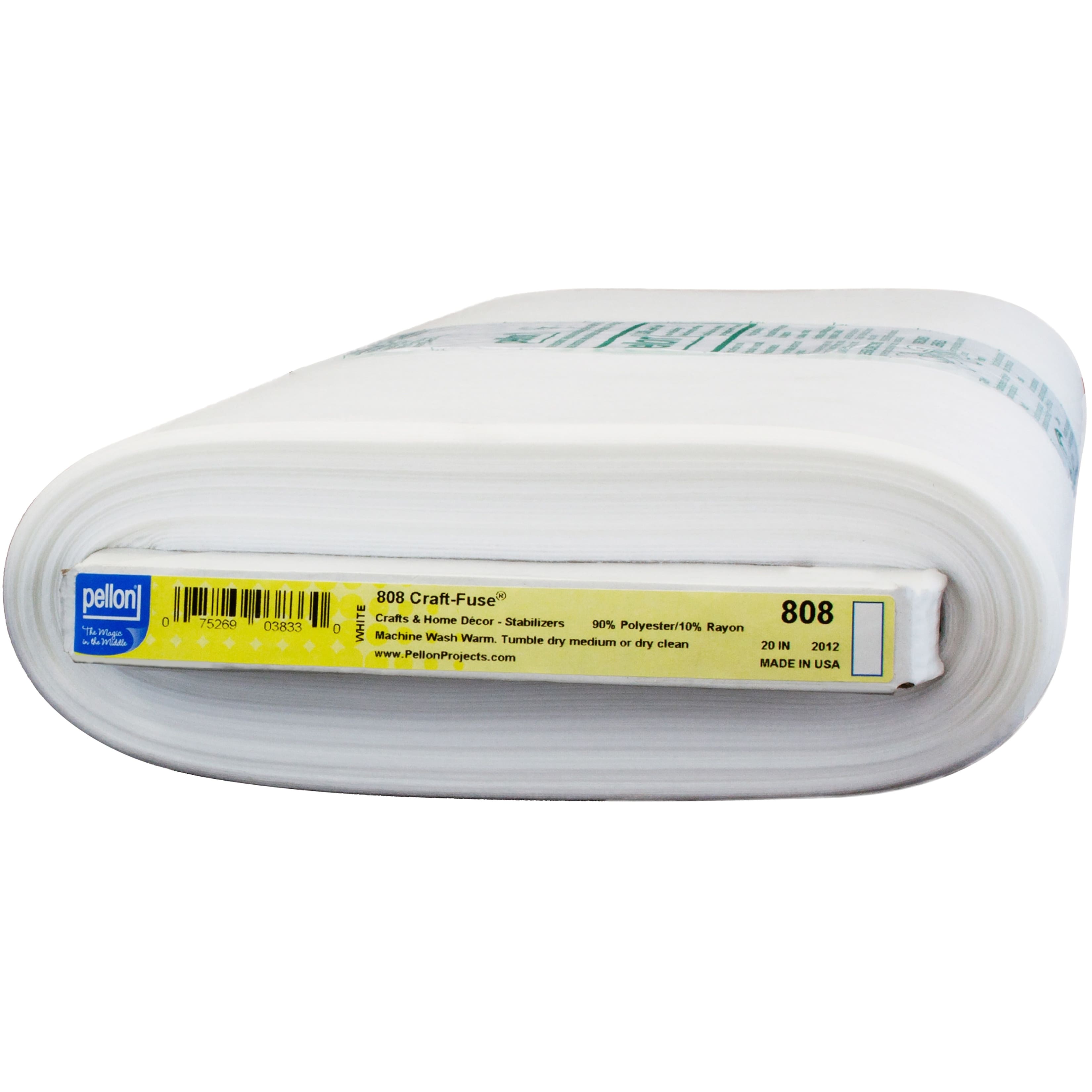 Pellon® White Craft-Fuse Iron-On Stabilizer, 20" x 10yd.