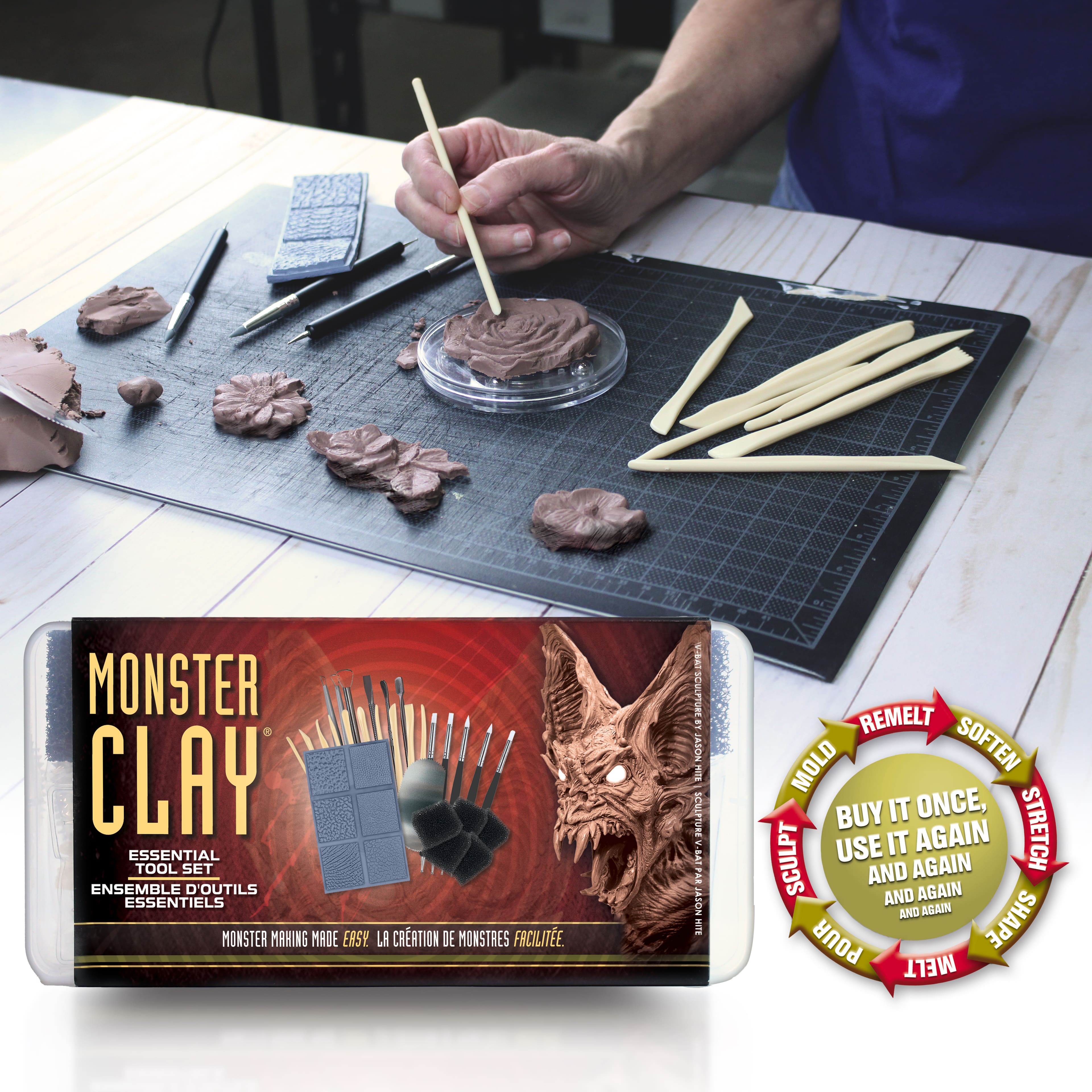 Monster Clay® Essential Tool Set