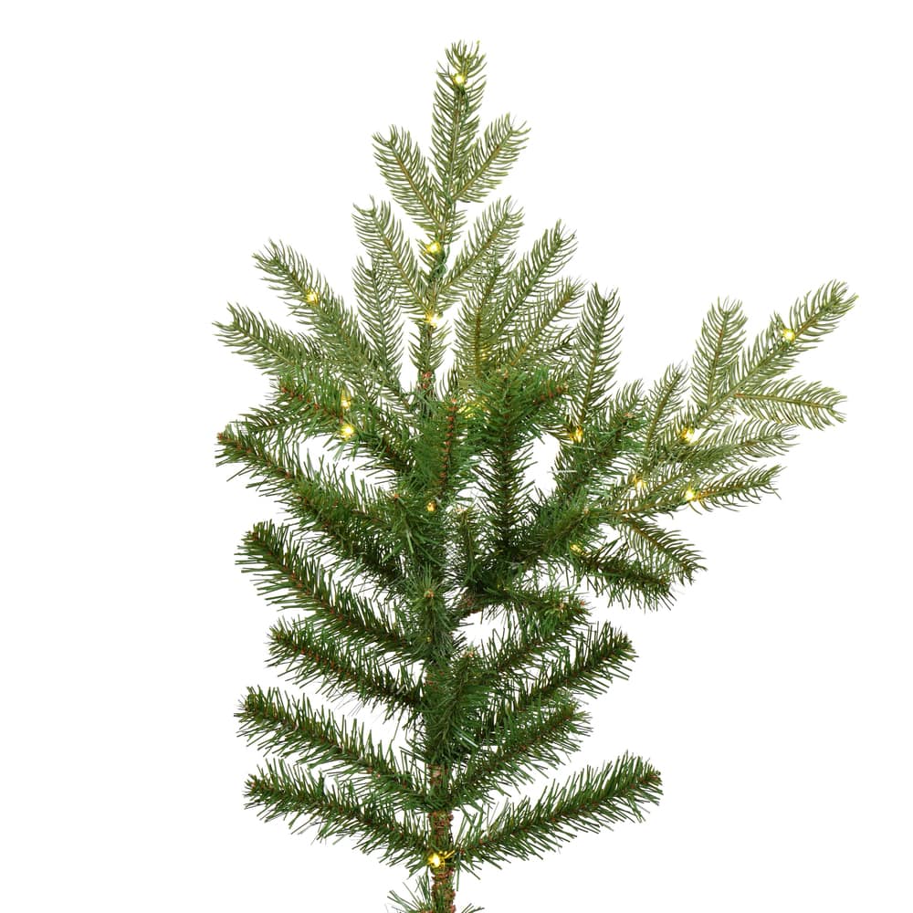 6.5ft. Pre-Lit Sherwood Fir Artificial Christmas Tree, Warm White LED Lights
