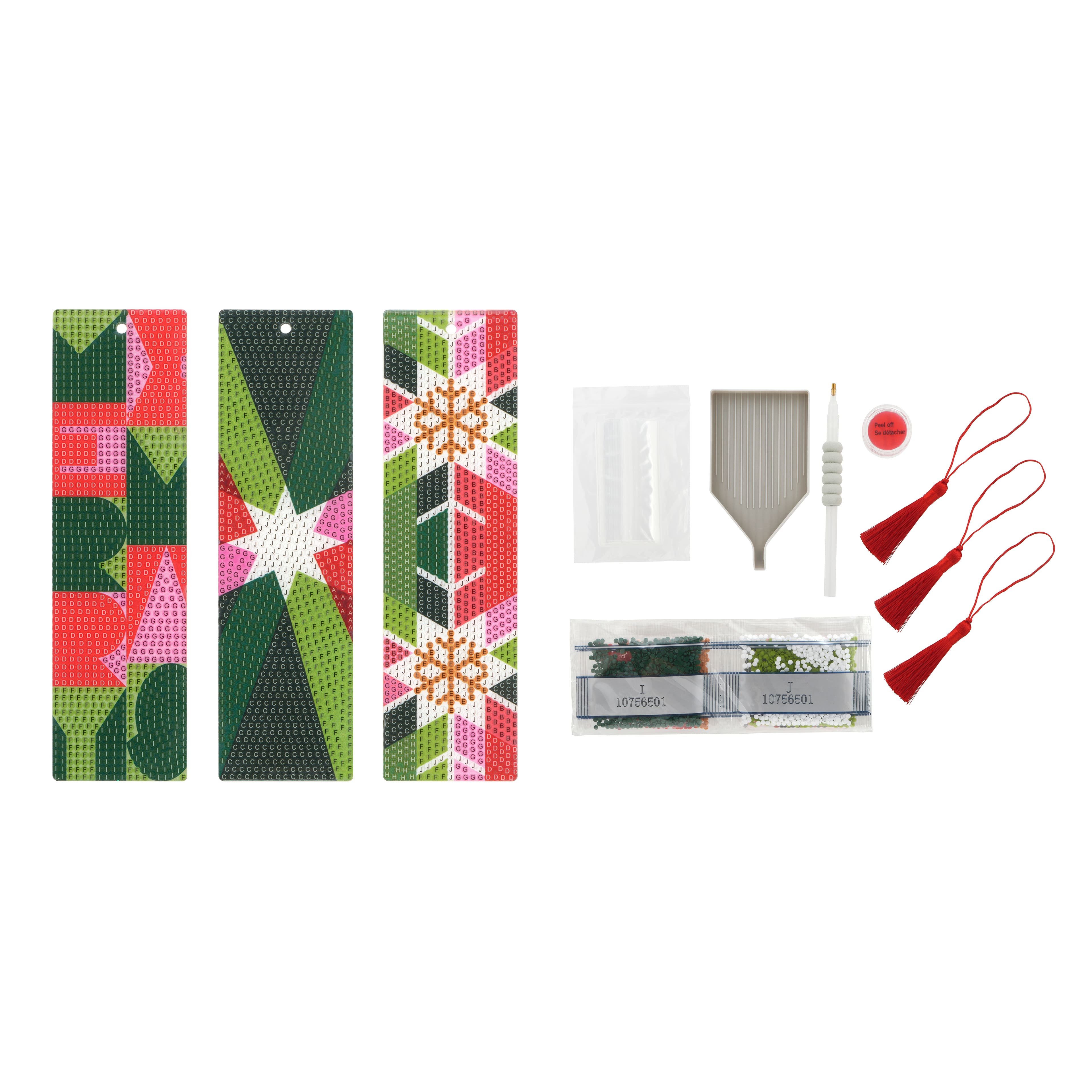 Merry Christmas Diamond Art Bookmark Kit by Make Market&#xAE;