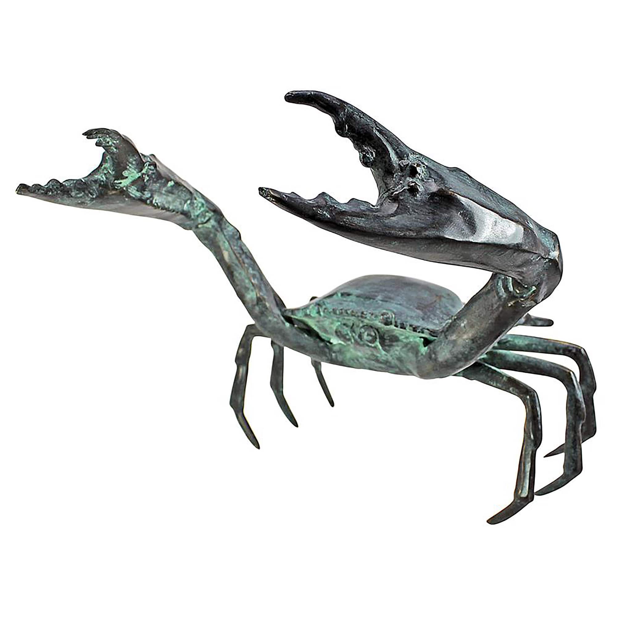 Design Toscano 10&#x22; Bronze Crab Sculpture