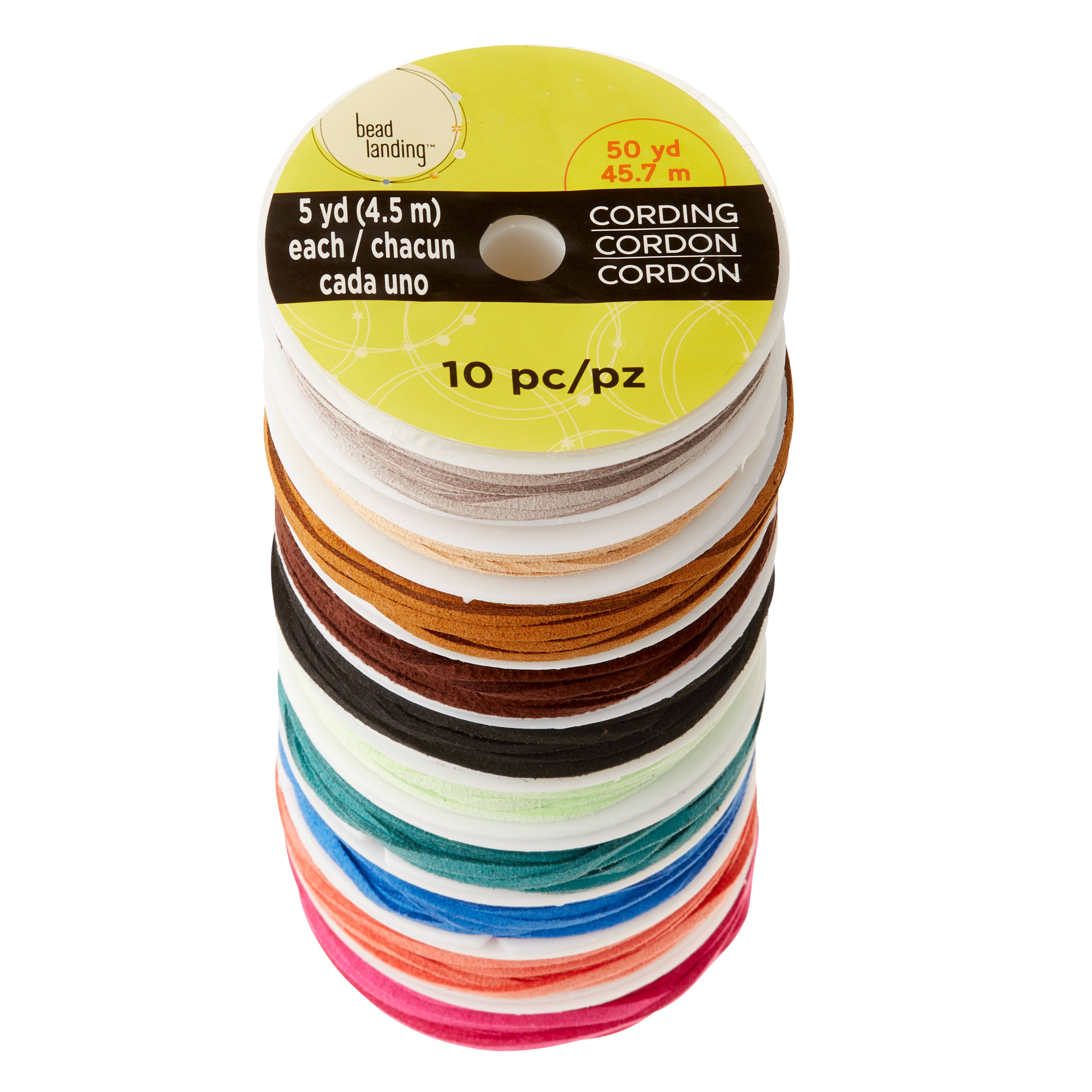 12 Packs: 10 ct. (120 total) Multicolored Faux Suede Cording By Bead Landing&#x2122;