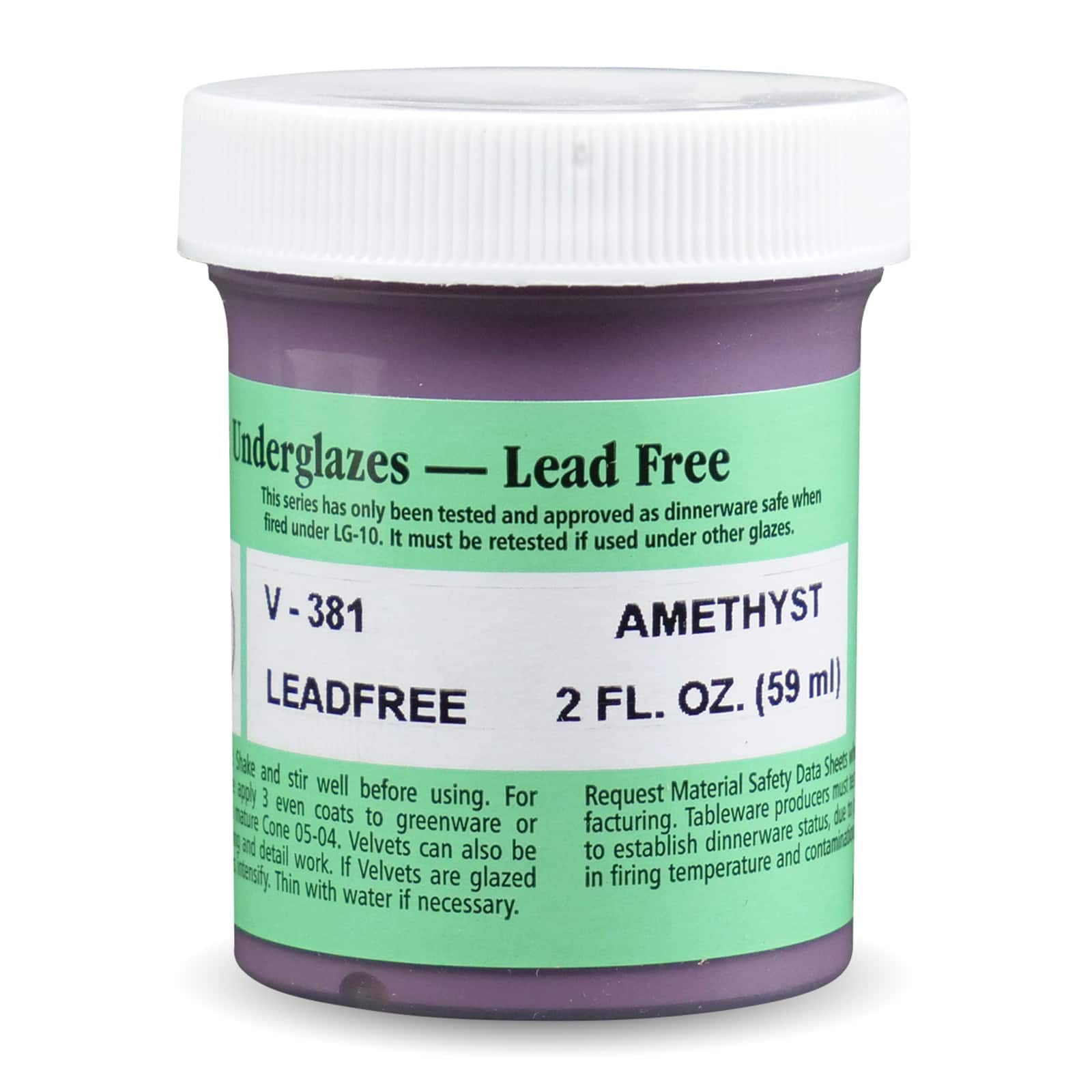  Amaco Liquid Non-Toxic Lead-Free Underglaze