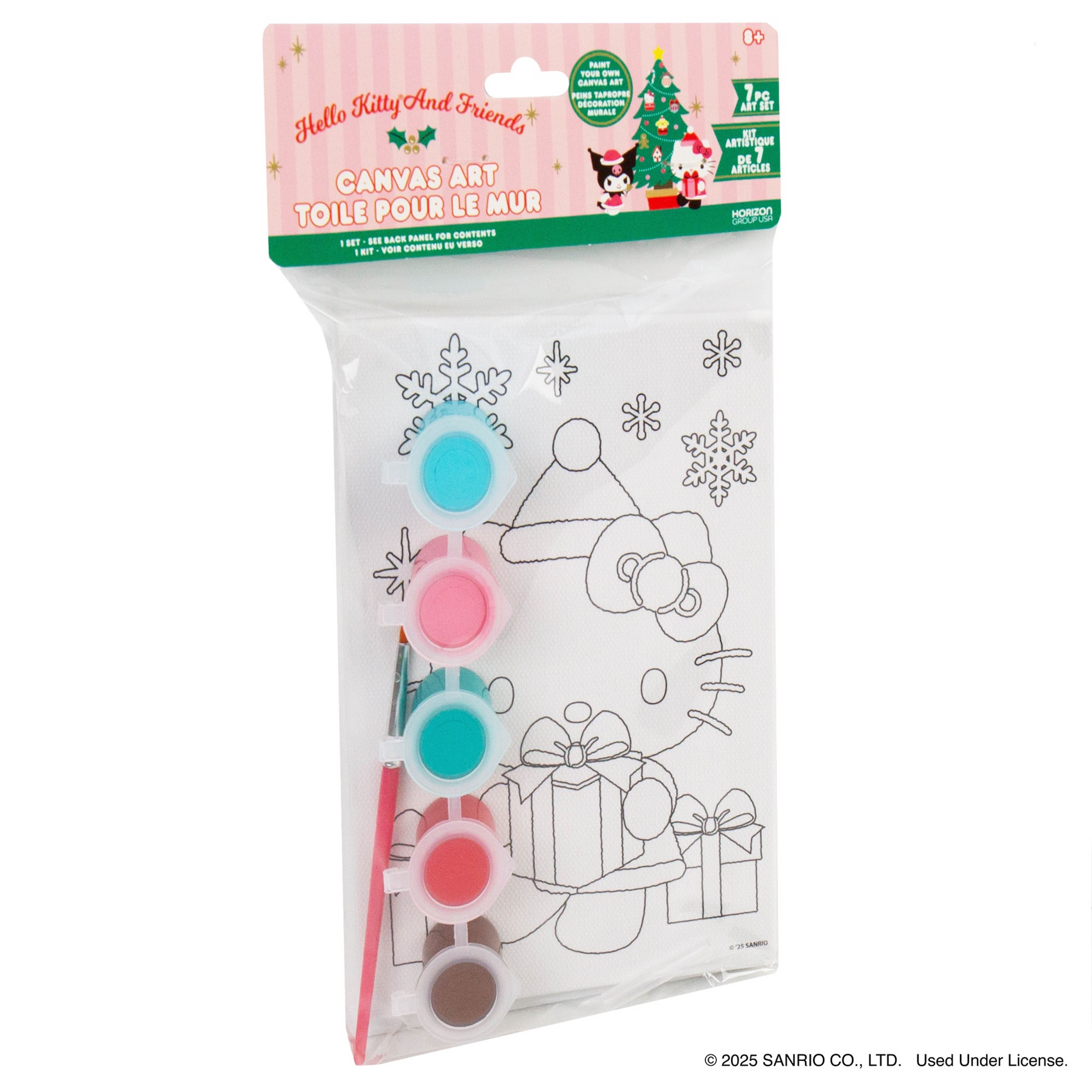 Hello Kitty&#xAE; &#x26; Friends Holiday Canvas Art Kit