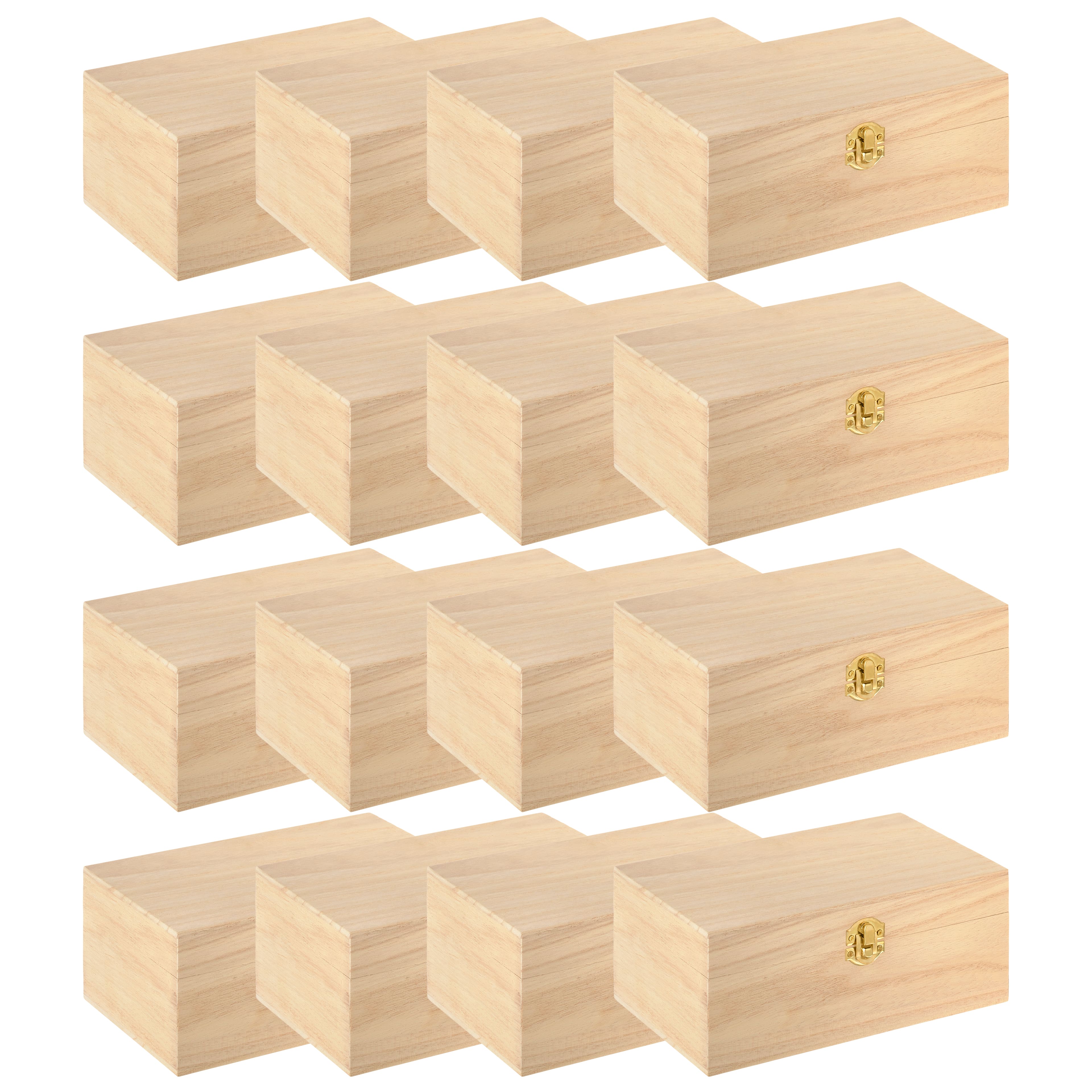 12 Pack: 8.5" Wood Trinket Box by Make Market®