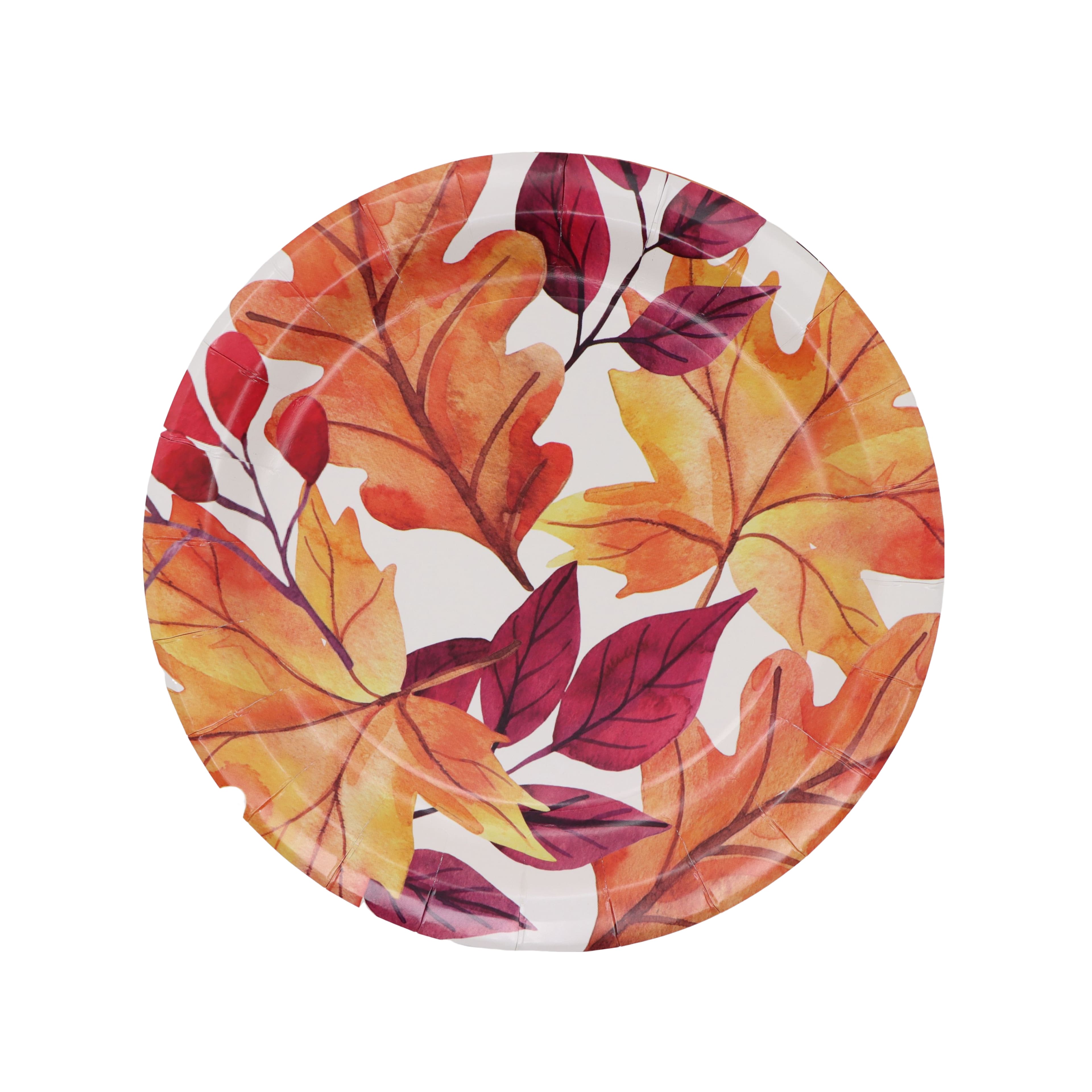 9&#x22; Autumn Leaves Paper Dinner Plates, 12ct. by Celebrate It&#x2122;