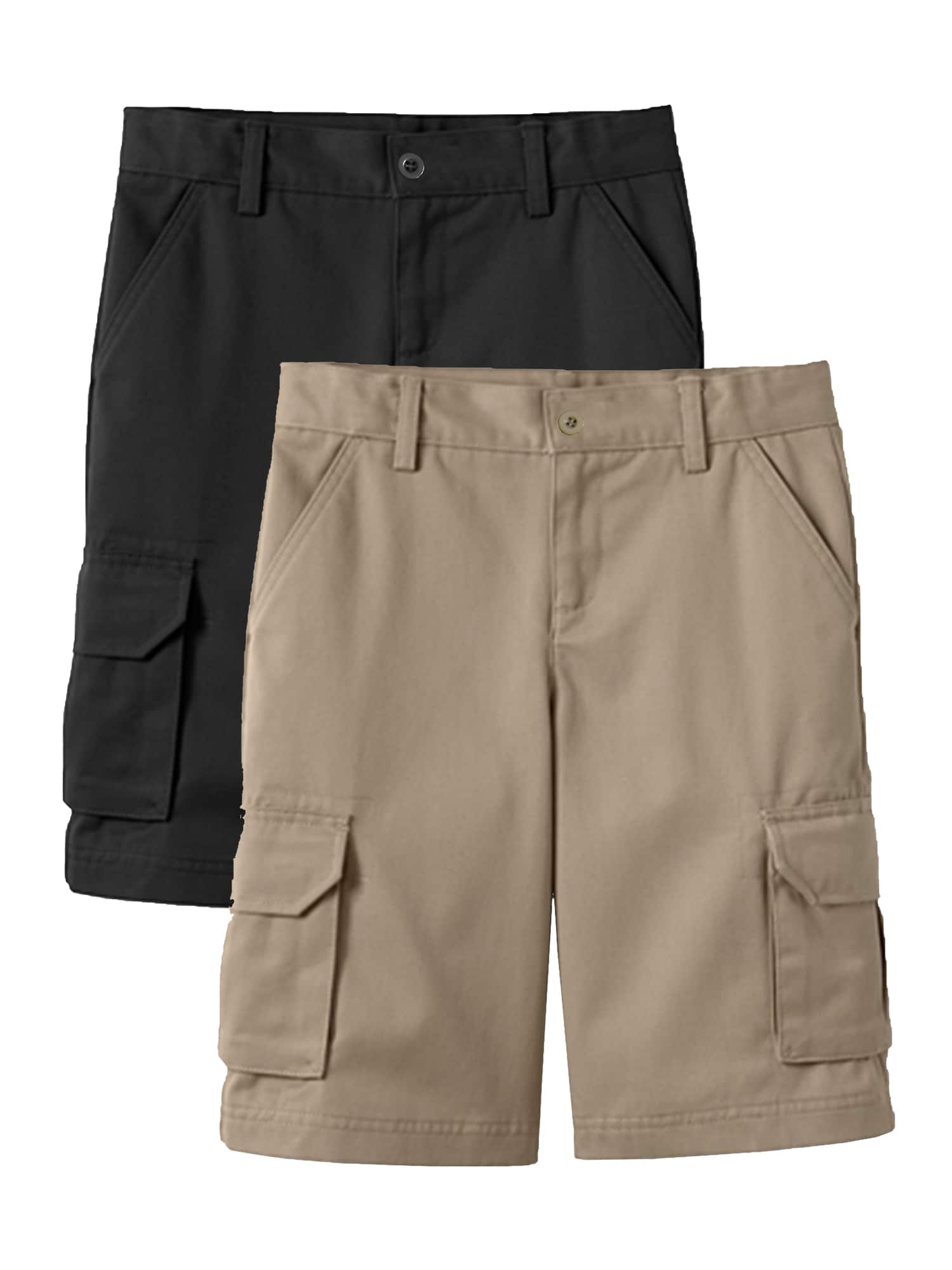 Galaxy by Harvic Boy&#x27;s Stretch Cotton Cargo Shorts