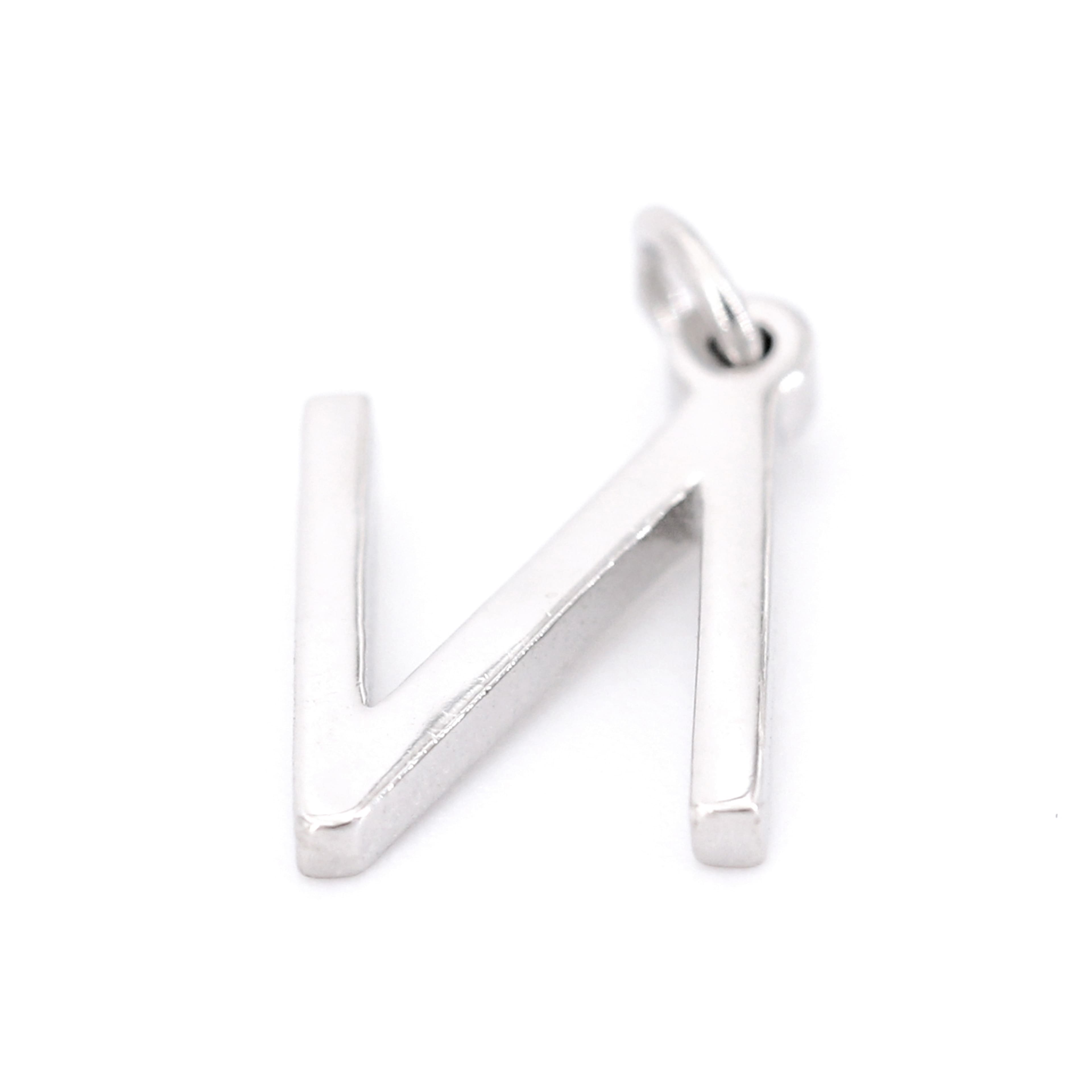 12 Pack: Sterling Silver Alphabet Charm by Bead Landing™