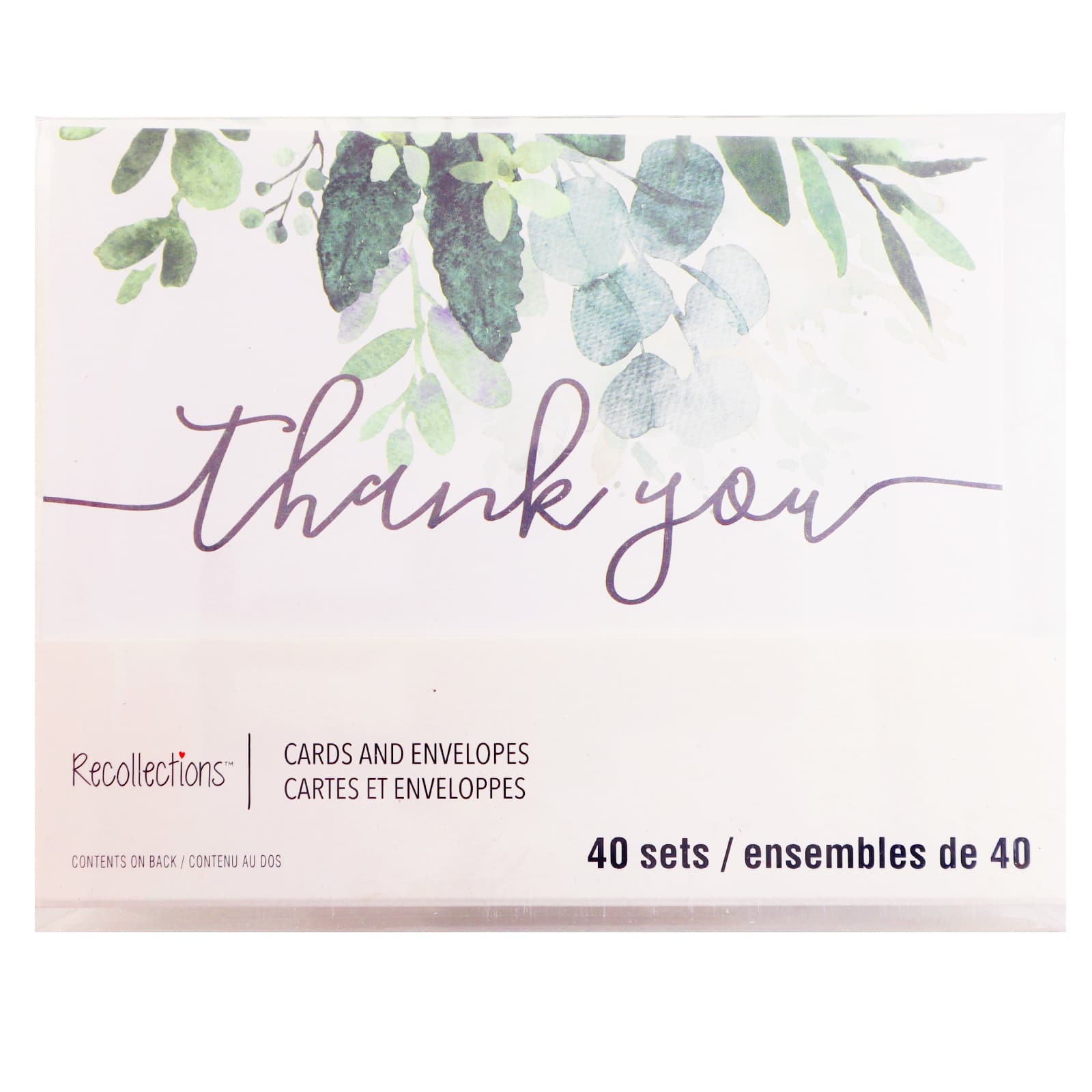 Thanks Cards & Envelopes by Recollections™, 4.25" x 5.5"
