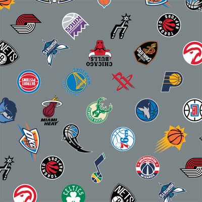 Camelot Fabrics NBA Team Logos Cotton Fabric | Michaels