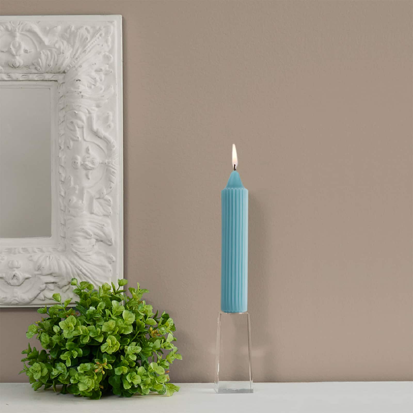 Root Candles 7" Unscented Grecian Collenette Taper Candles, 4ct.