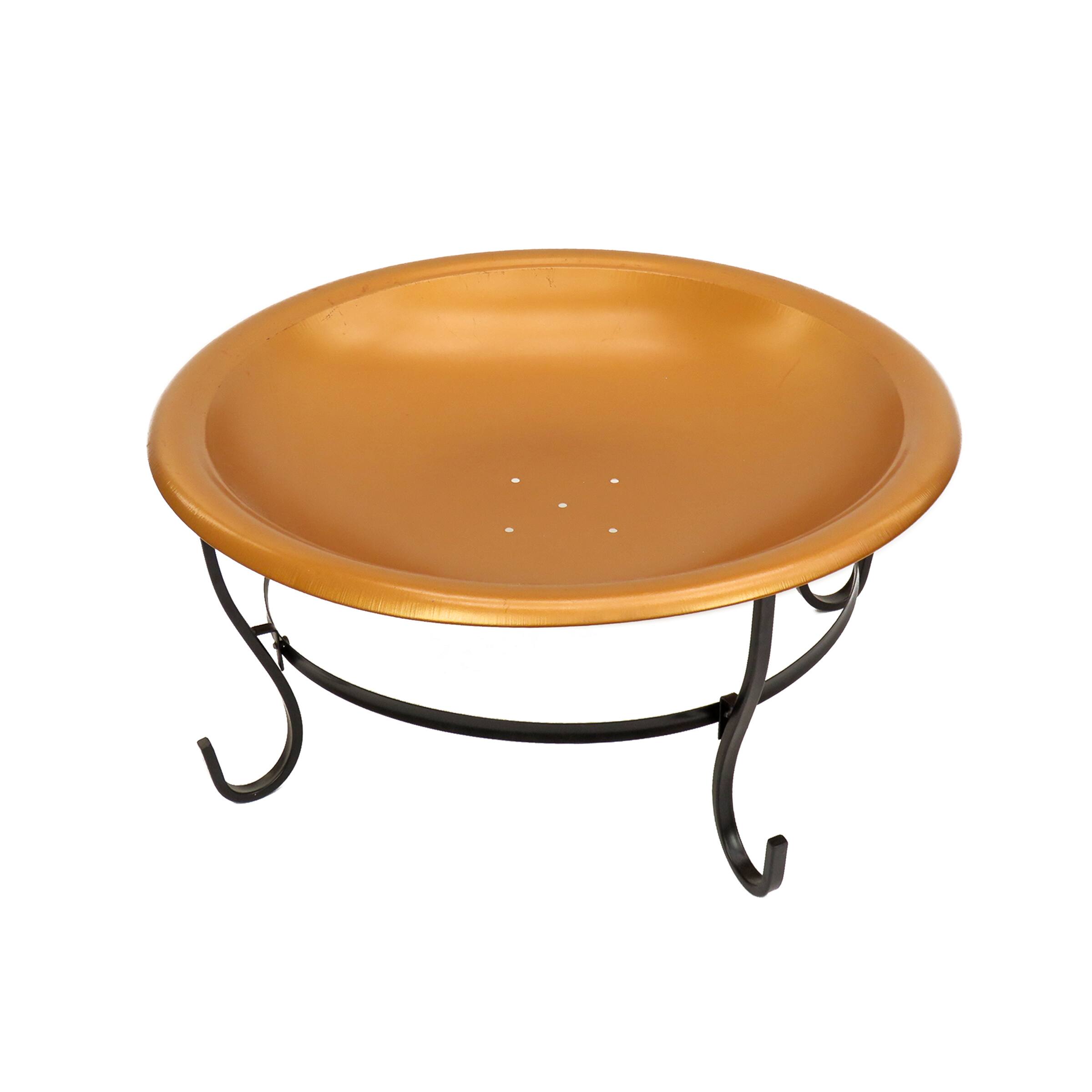 29&#x22; Copper Fire Pit with Stand &#x26; Screen